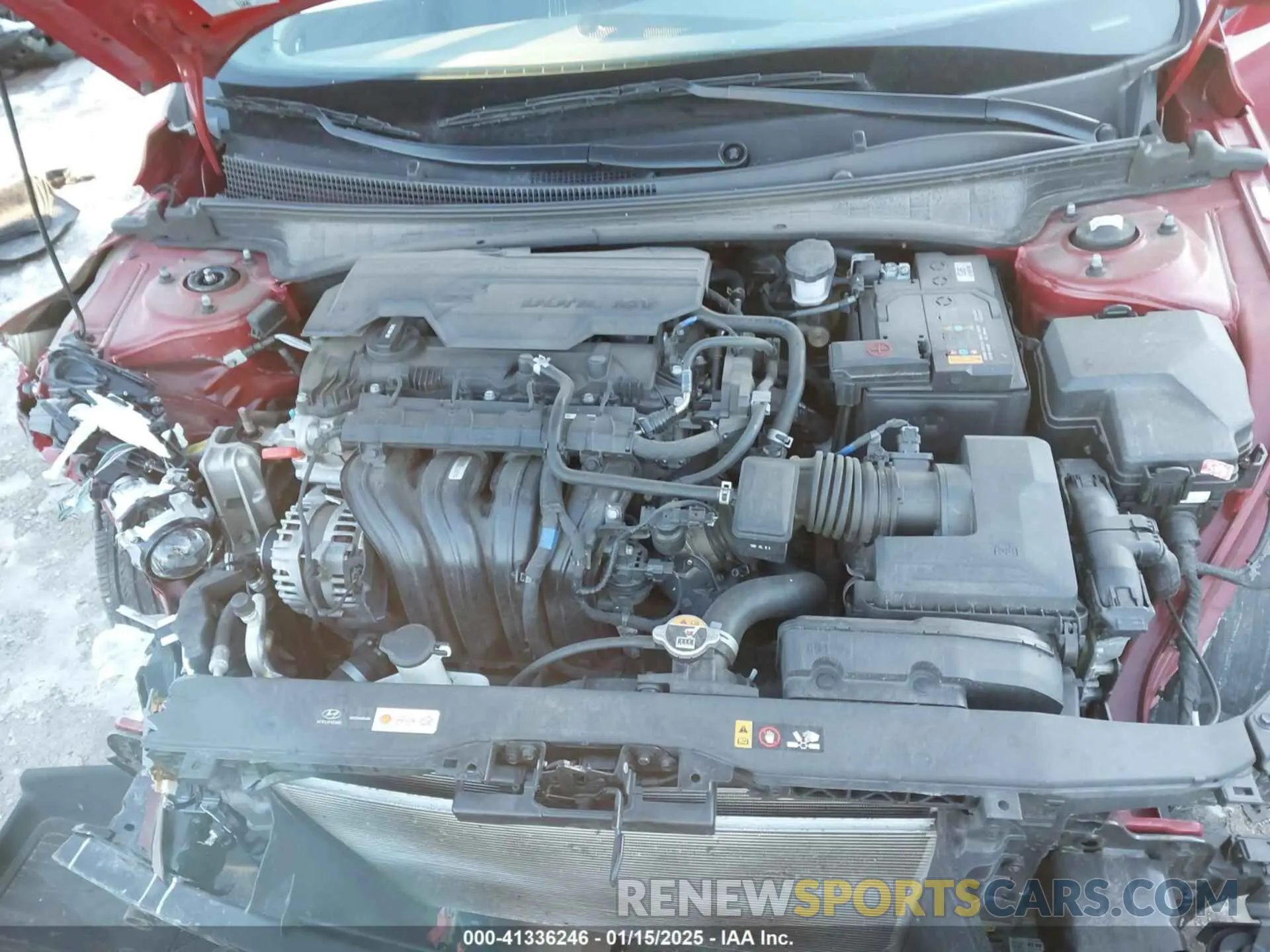 10 fotografías del automóvil dañado KMHLS4AG3PU450699 HYUNDAI ELANTRA 2023