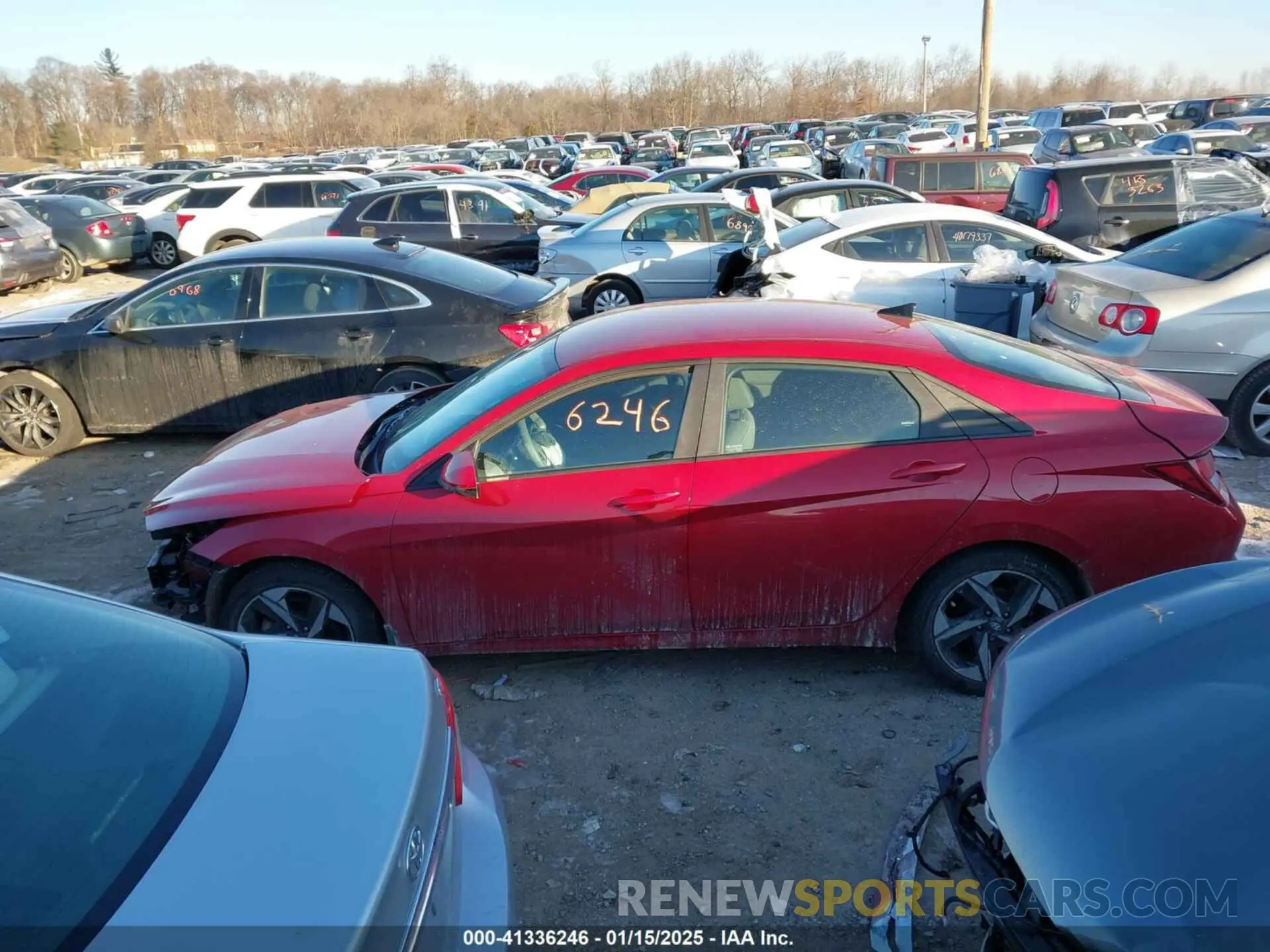 14 fotografías del automóvil dañado KMHLS4AG3PU450699 HYUNDAI ELANTRA 2023