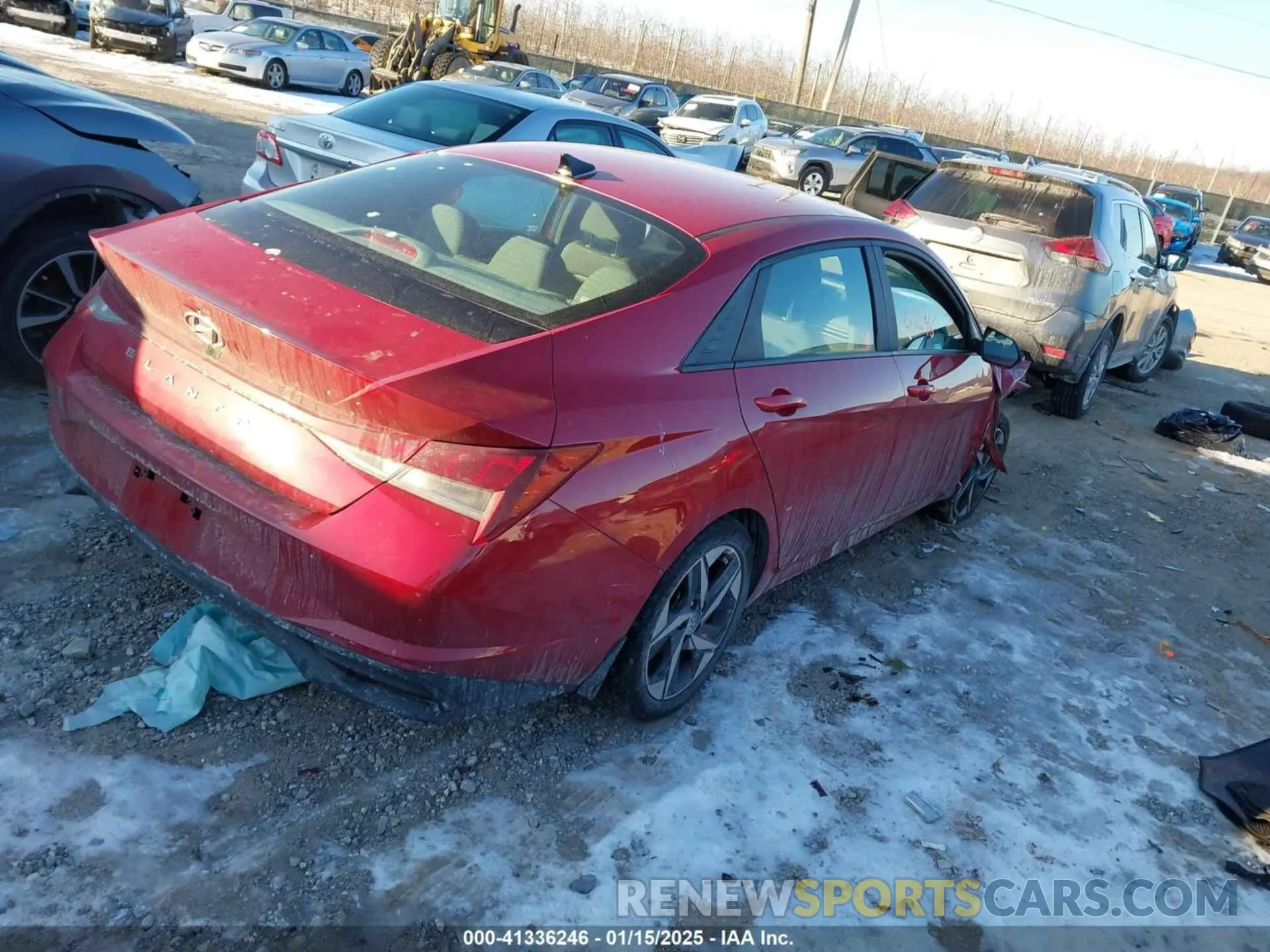 4 fotografías del automóvil dañado KMHLS4AG3PU450699 HYUNDAI ELANTRA 2023