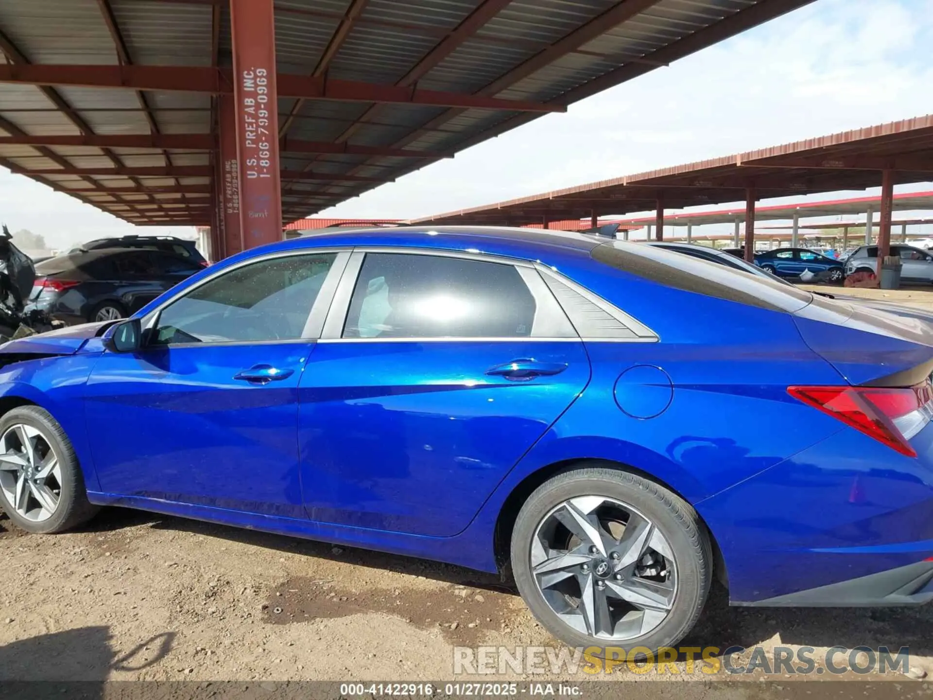 15 fotografías del automóvil dañado KMHLS4AG3PU494508 HYUNDAI ELANTRA 2023