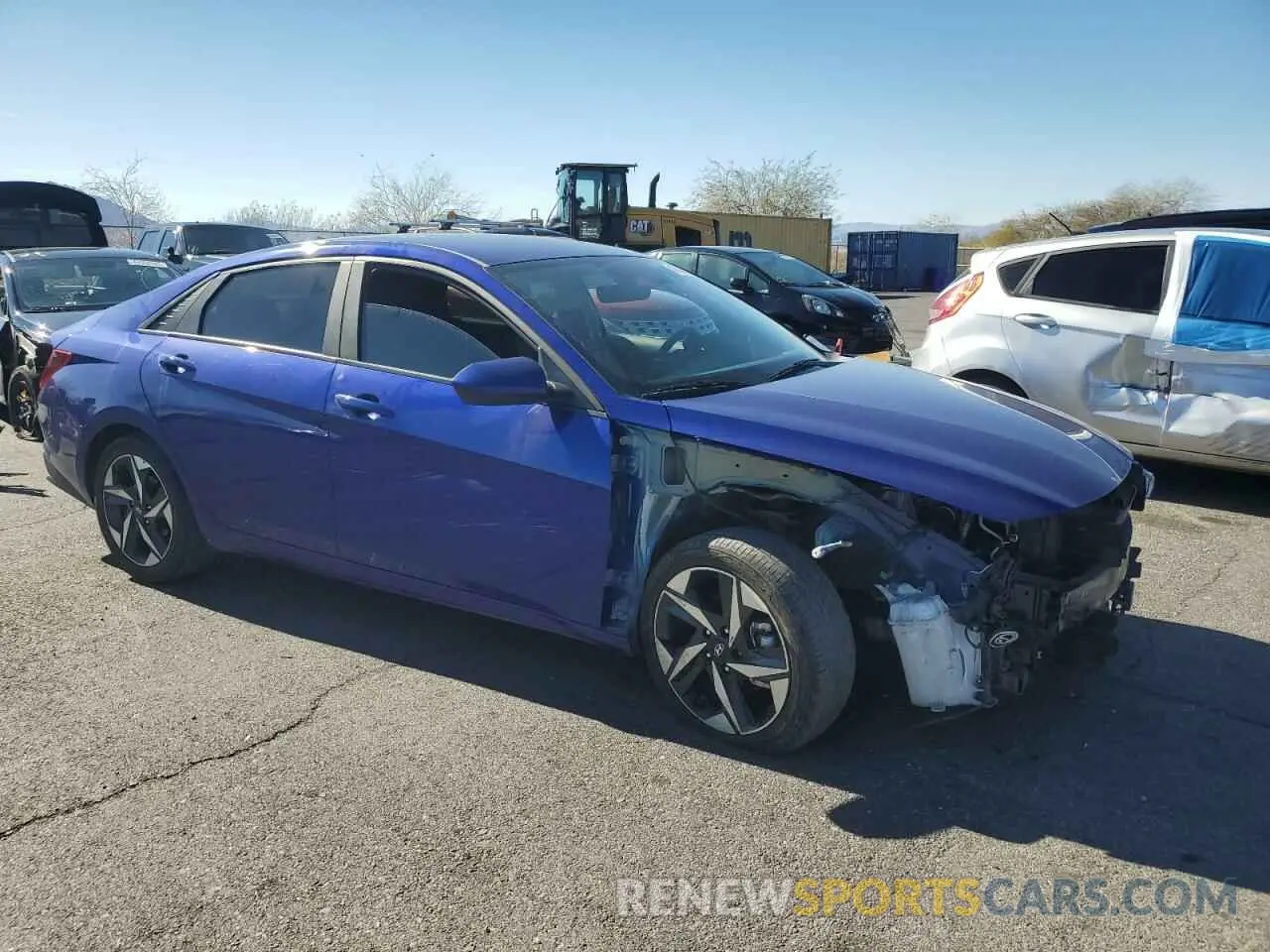 4 fotografías del automóvil dañado KMHLS4AG3PU496730 HYUNDAI ELANTRA 2023