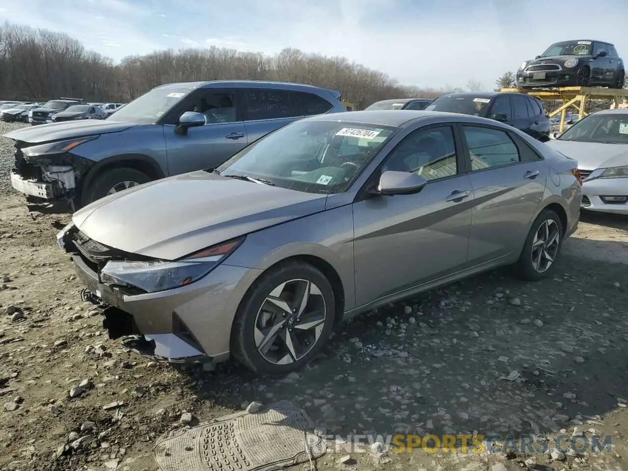 1 fotografías del automóvil dañado KMHLS4AG3PU547093 HYUNDAI ELANTRA 2023