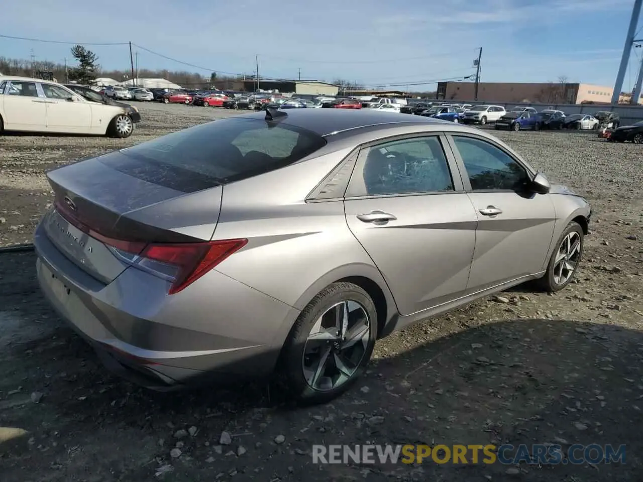 3 fotografías del automóvil dañado KMHLS4AG3PU547093 HYUNDAI ELANTRA 2023