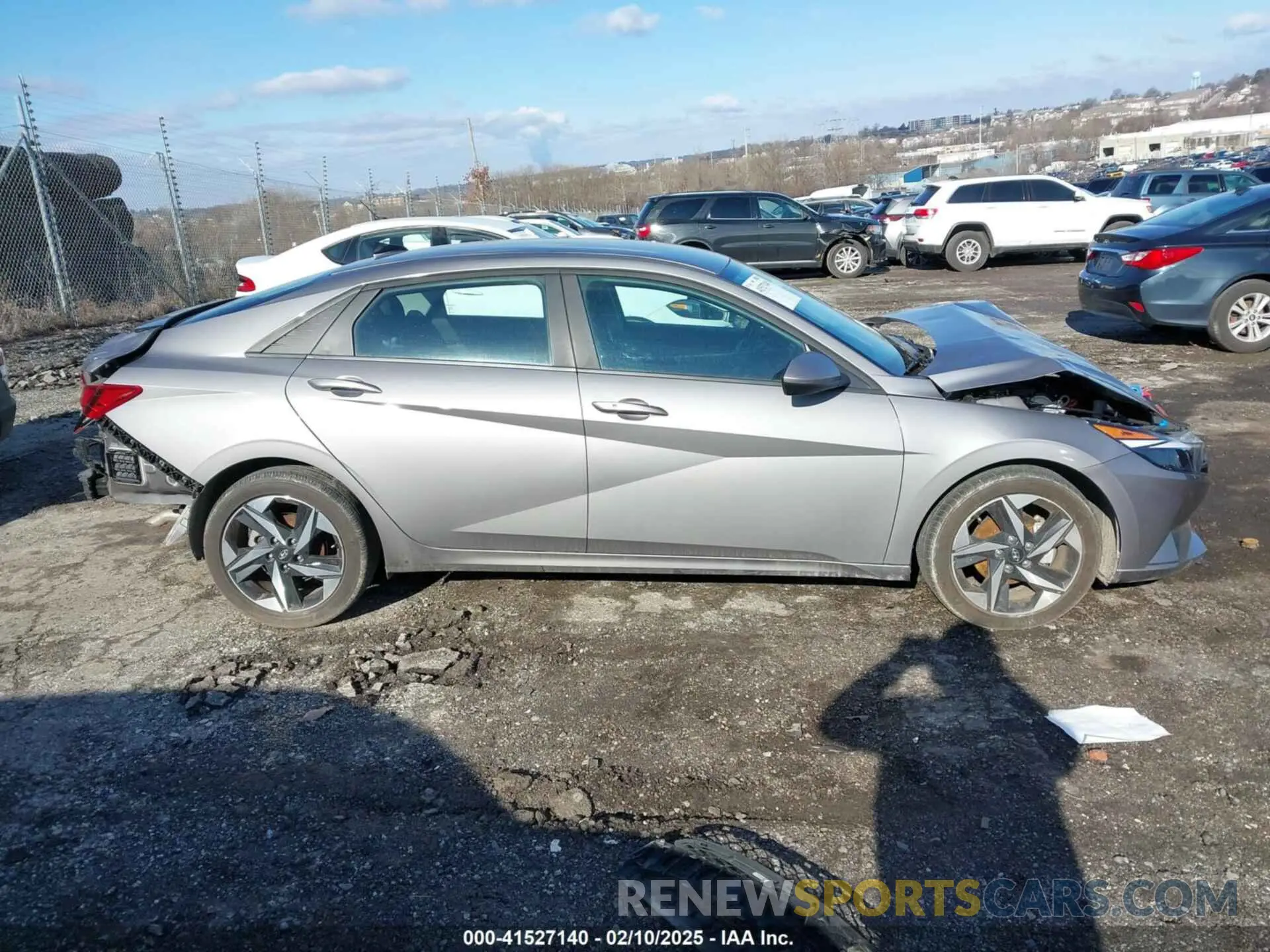 14 fotografías del automóvil dañado KMHLS4AG3PU548390 HYUNDAI ELANTRA 2023