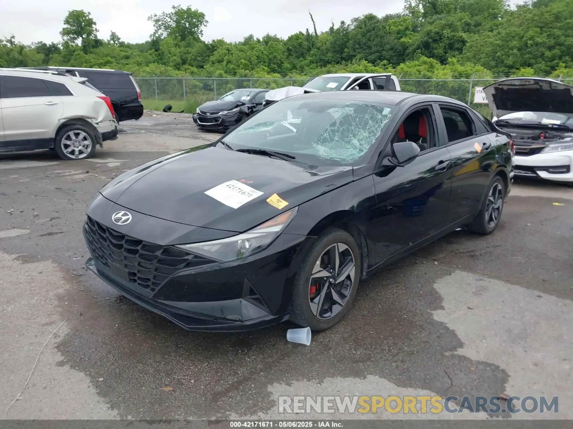 2 fotografías del automóvil dañado KMHLS4AG3PU572771 HYUNDAI ELANTRA 2023