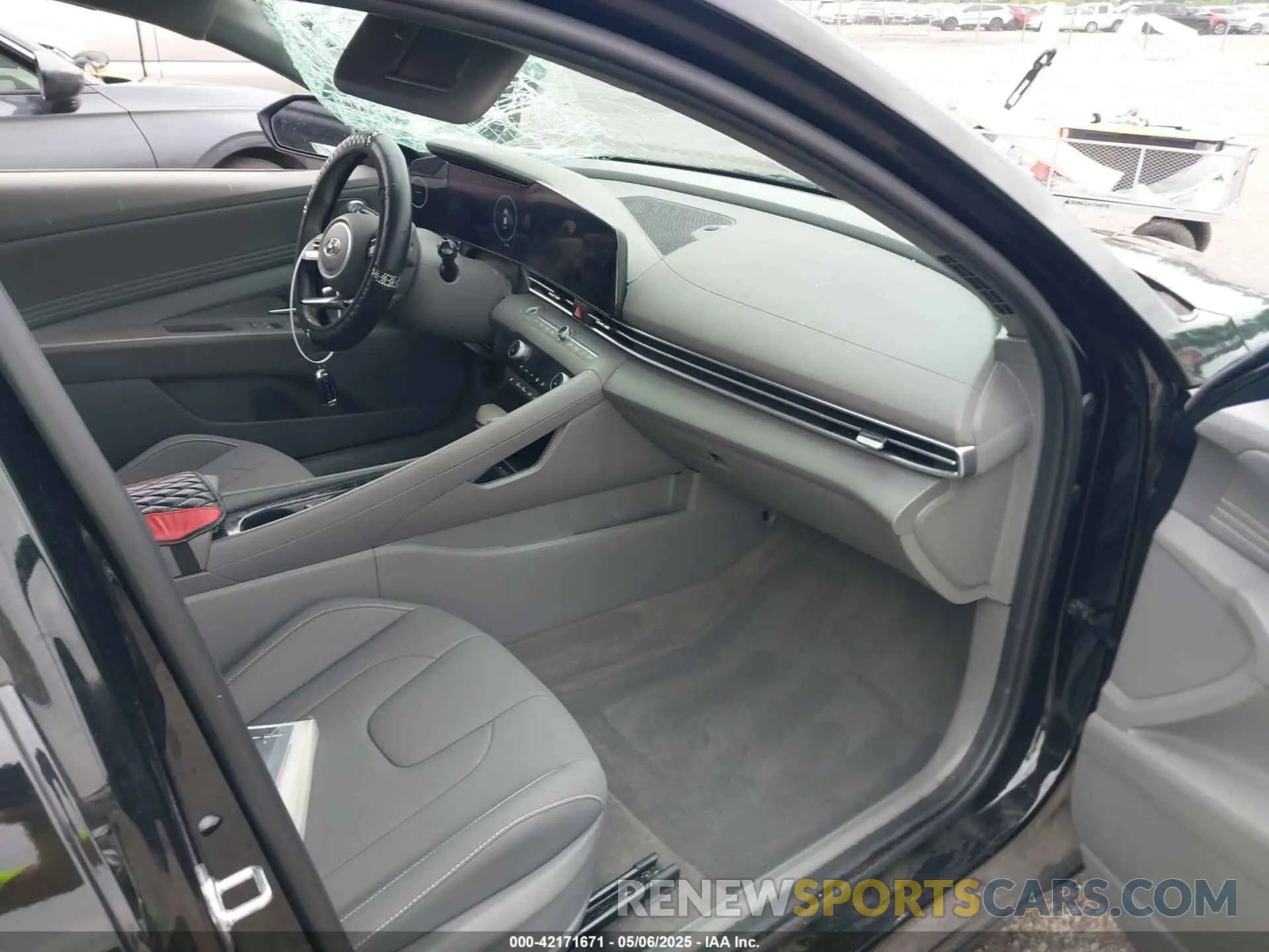 5 fotografías del automóvil dañado KMHLS4AG3PU572771 HYUNDAI ELANTRA 2023