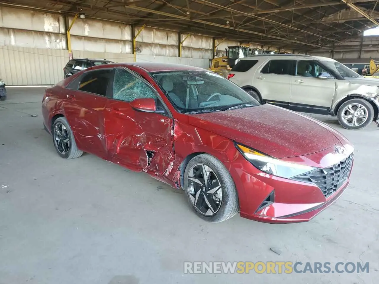4 fotografías del automóvil dañado KMHLS4AG3PU591143 HYUNDAI ELANTRA 2023