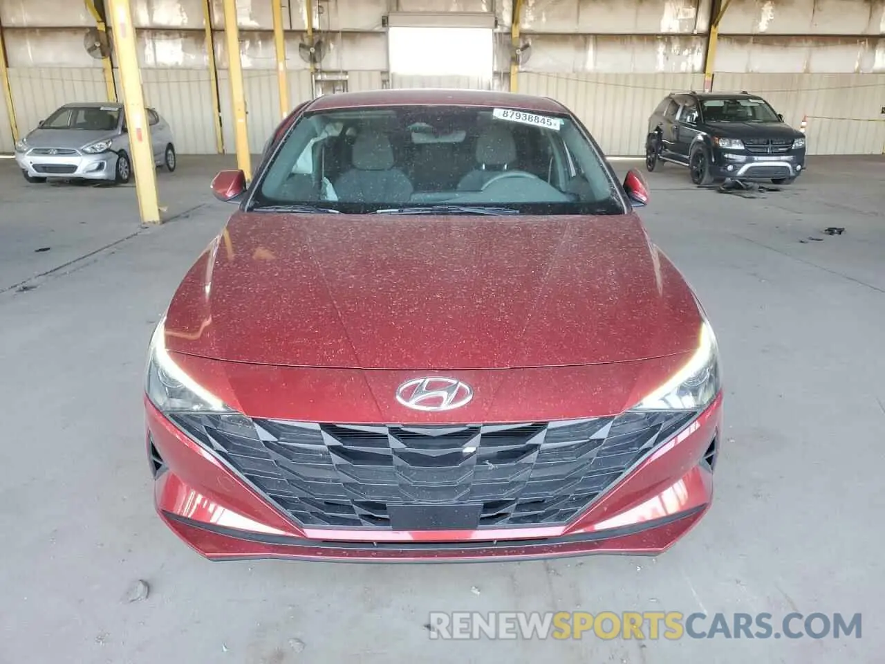 5 fotografías del automóvil dañado KMHLS4AG3PU591143 HYUNDAI ELANTRA 2023