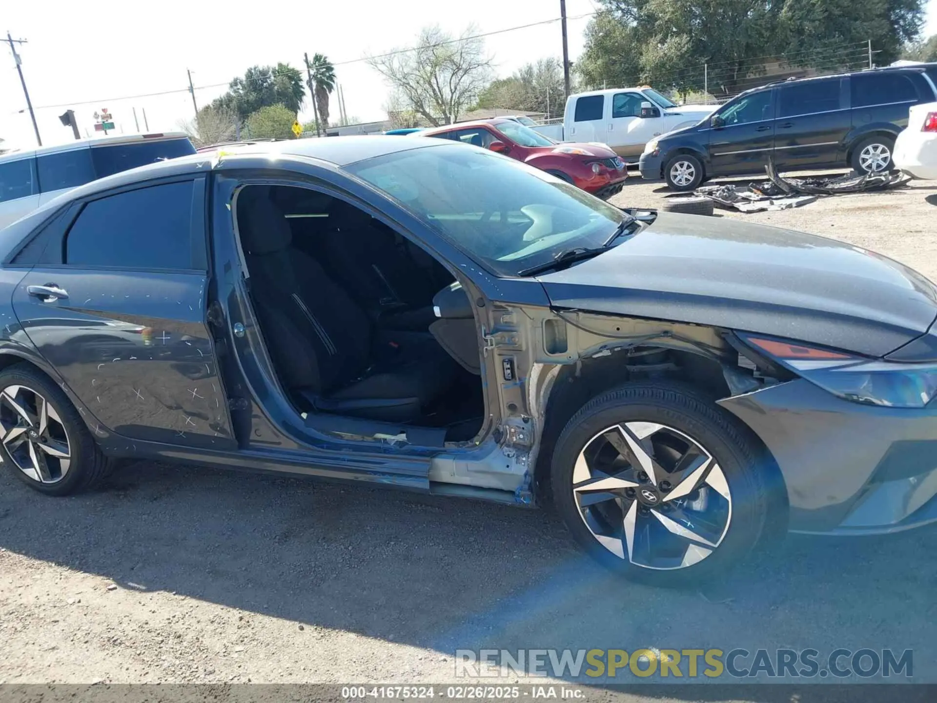 14 fotografías del automóvil dañado KMHLS4AG3PU593961 HYUNDAI ELANTRA 2023