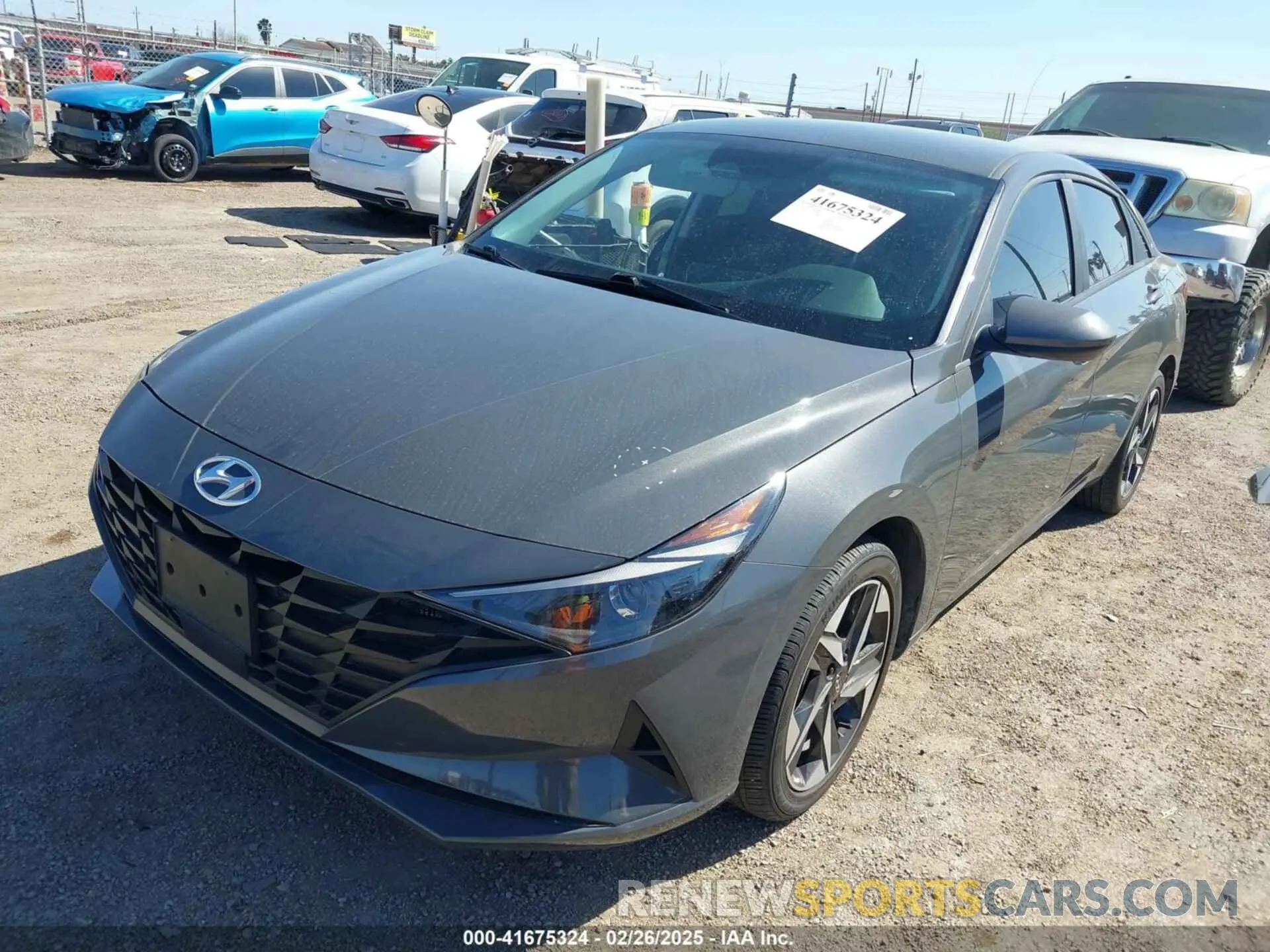 2 fotografías del automóvil dañado KMHLS4AG3PU593961 HYUNDAI ELANTRA 2023