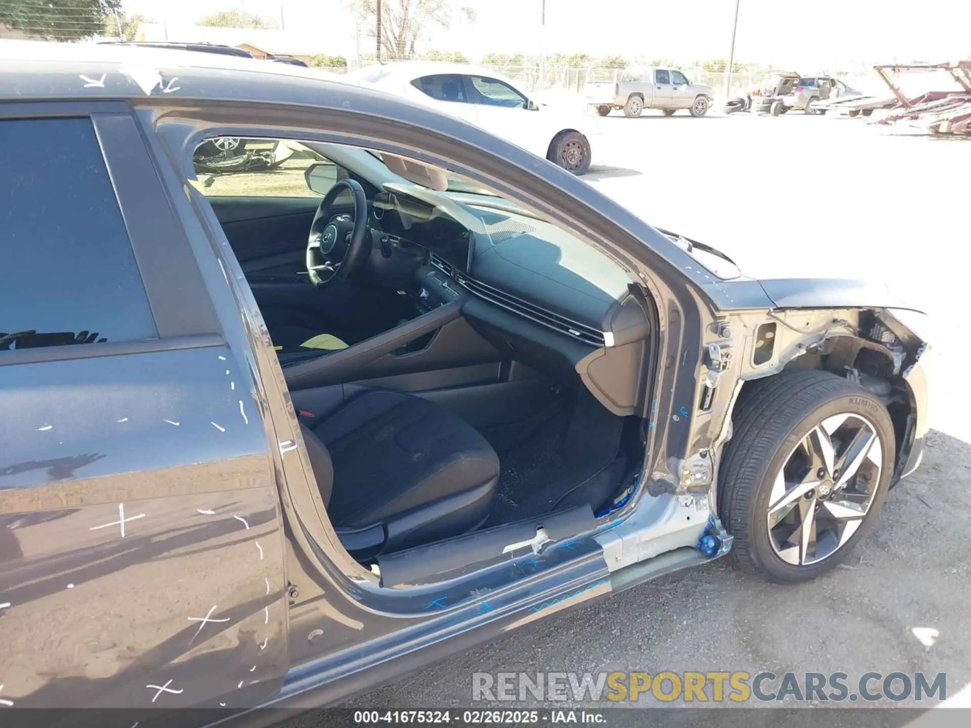 6 fotografías del automóvil dañado KMHLS4AG3PU593961 HYUNDAI ELANTRA 2023