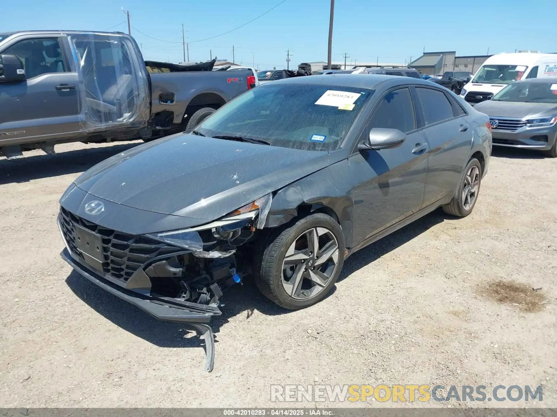 2 fotografías del automóvil dañado KMHLS4AG3PU594883 HYUNDAI ELANTRA 2023