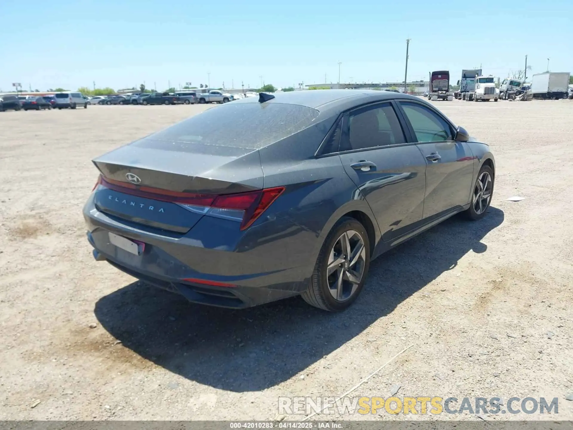 4 fotografías del automóvil dañado KMHLS4AG3PU594883 HYUNDAI ELANTRA 2023
