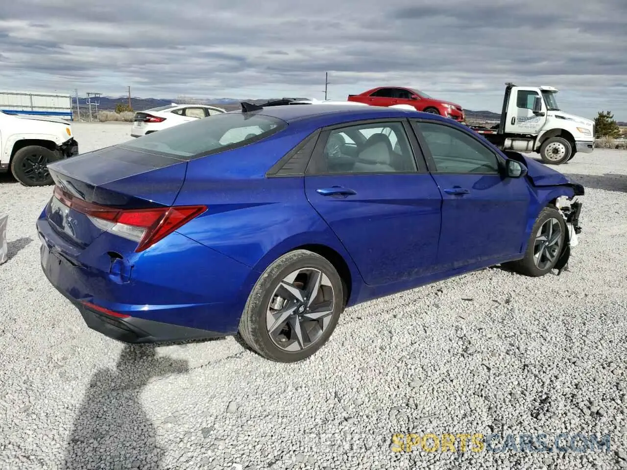 3 fotografías del automóvil dañado KMHLS4AG3PU617160 HYUNDAI ELANTRA 2023