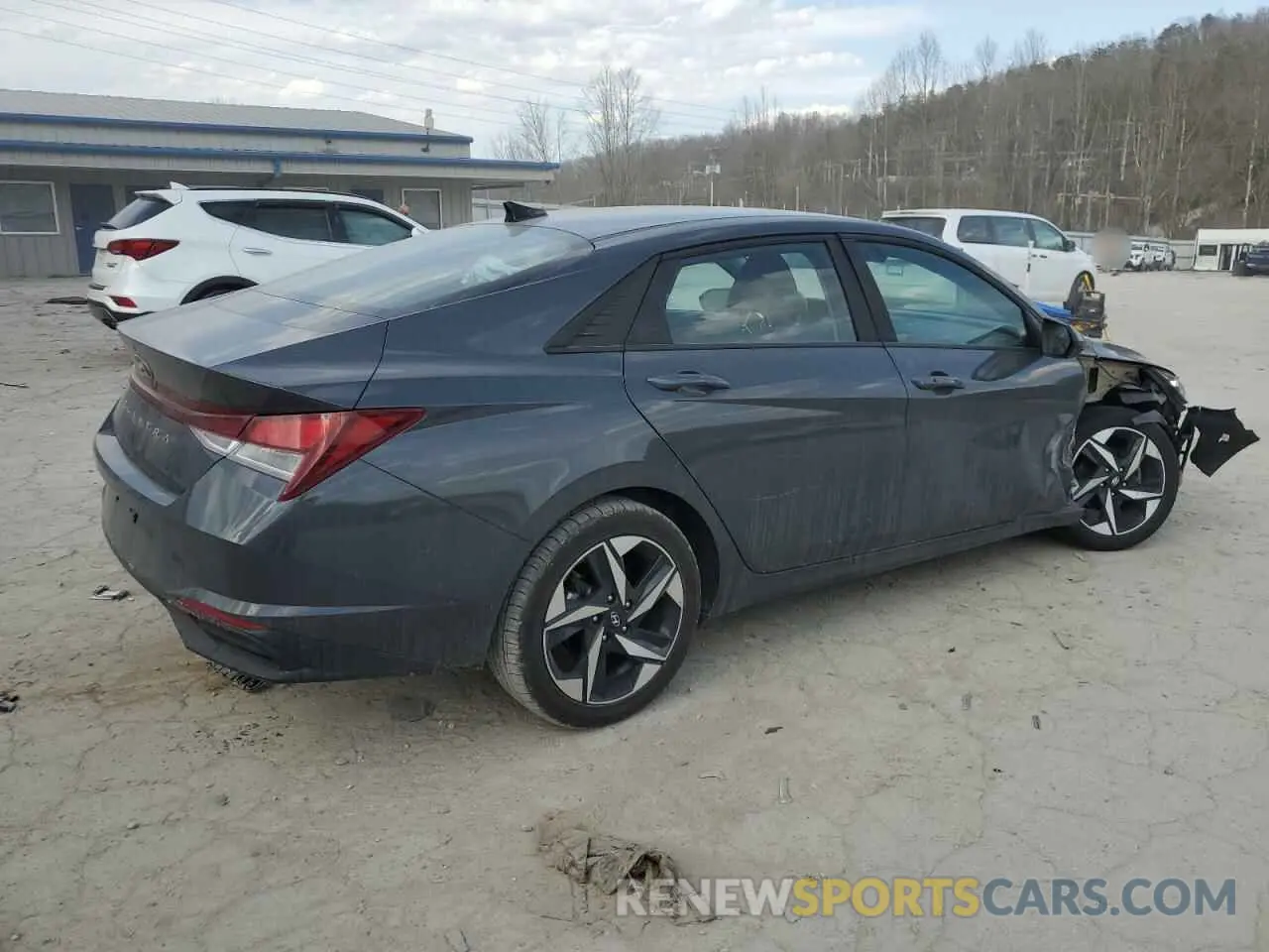 3 fotografías del automóvil dañado KMHLS4AG3PU630894 HYUNDAI ELANTRA 2023