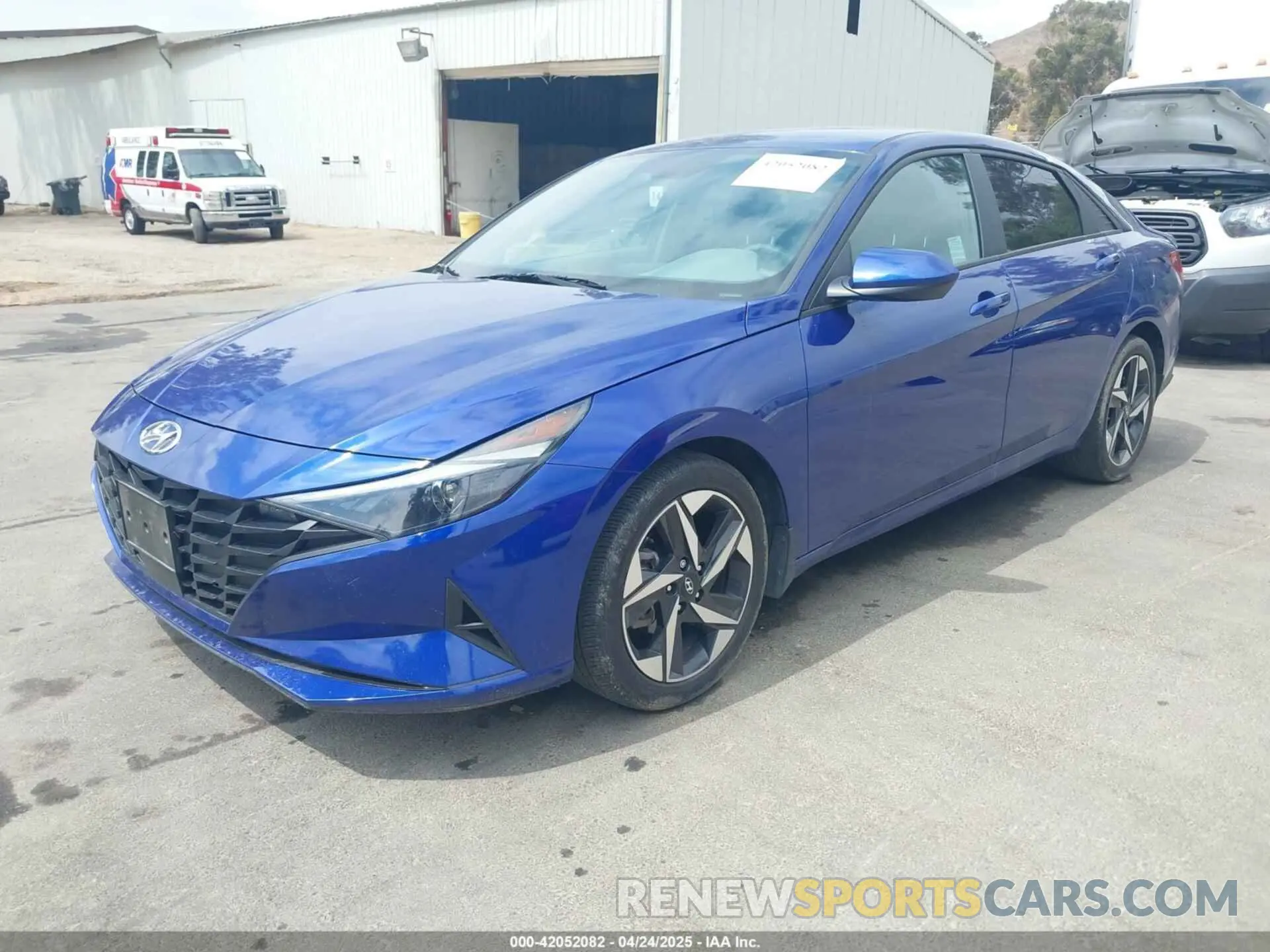2 fotografías del automóvil dañado KMHLS4AG4PU427318 HYUNDAI ELANTRA 2023