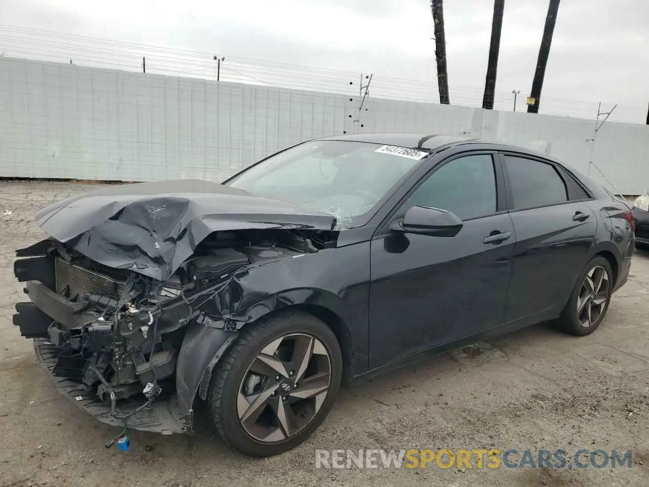 1 fotografías del automóvil dañado KMHLS4AG4PU522798 HYUNDAI ELANTRA 2023