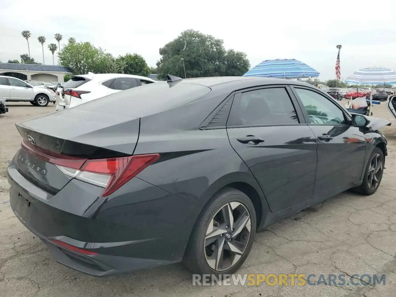 3 fotografías del automóvil dañado KMHLS4AG4PU522798 HYUNDAI ELANTRA 2023