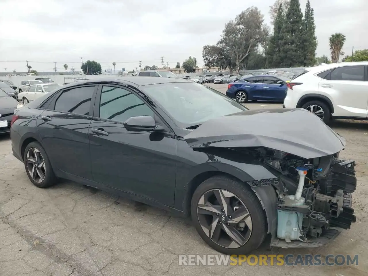 4 fotografías del automóvil dañado KMHLS4AG4PU522798 HYUNDAI ELANTRA 2023