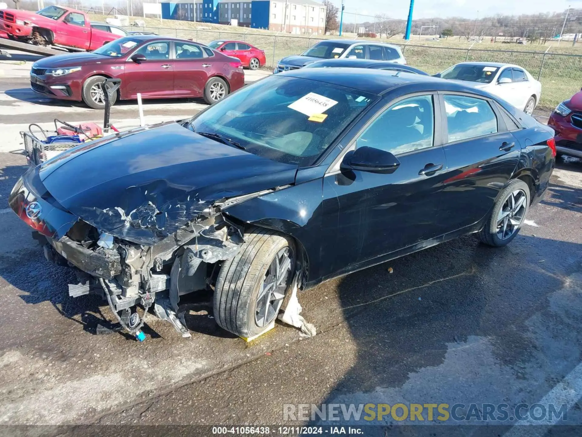 2 fotografías del automóvil dañado KMHLS4AG4PU606765 HYUNDAI ELANTRA 2023