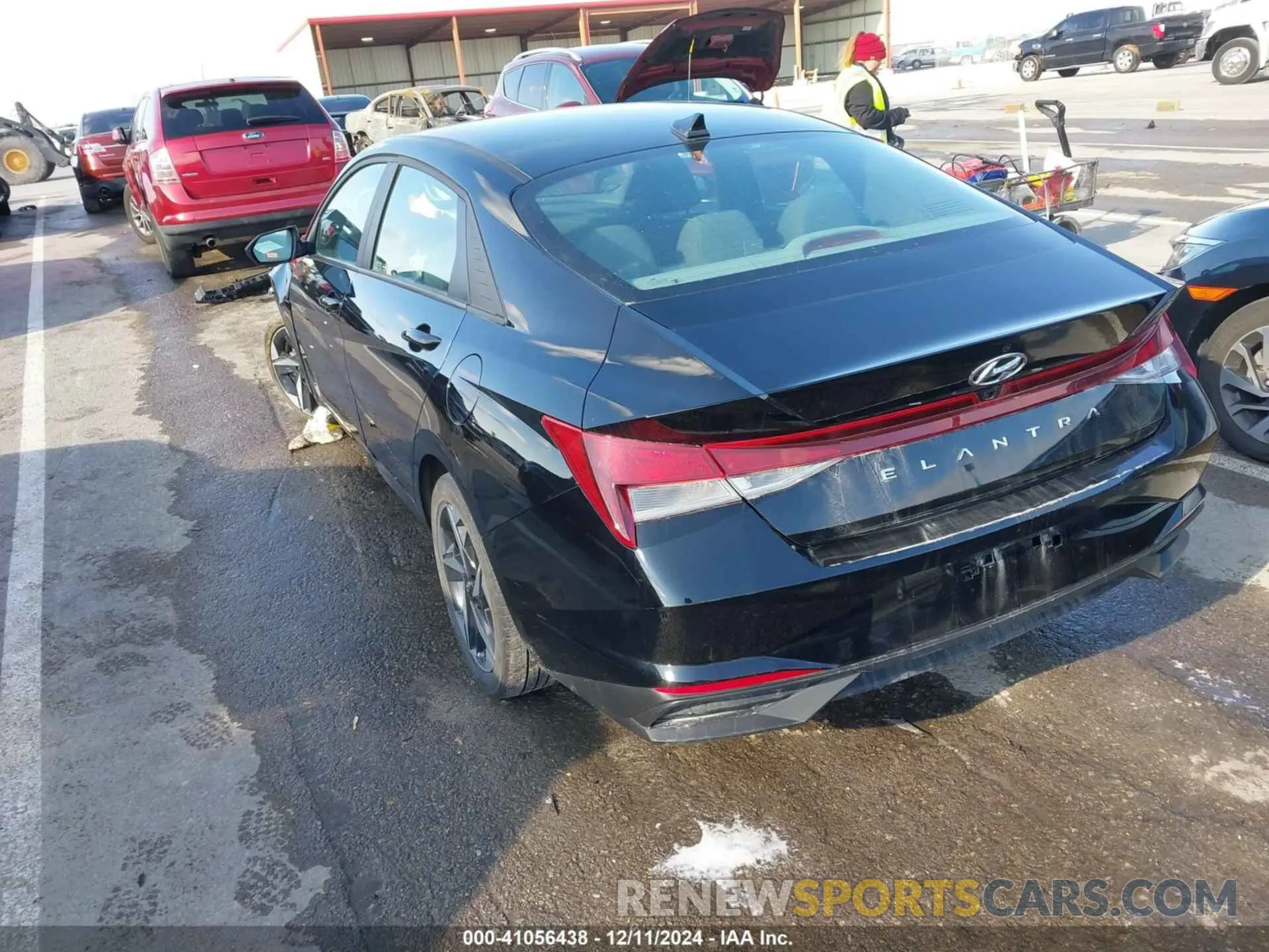 3 fotografías del automóvil dañado KMHLS4AG4PU606765 HYUNDAI ELANTRA 2023