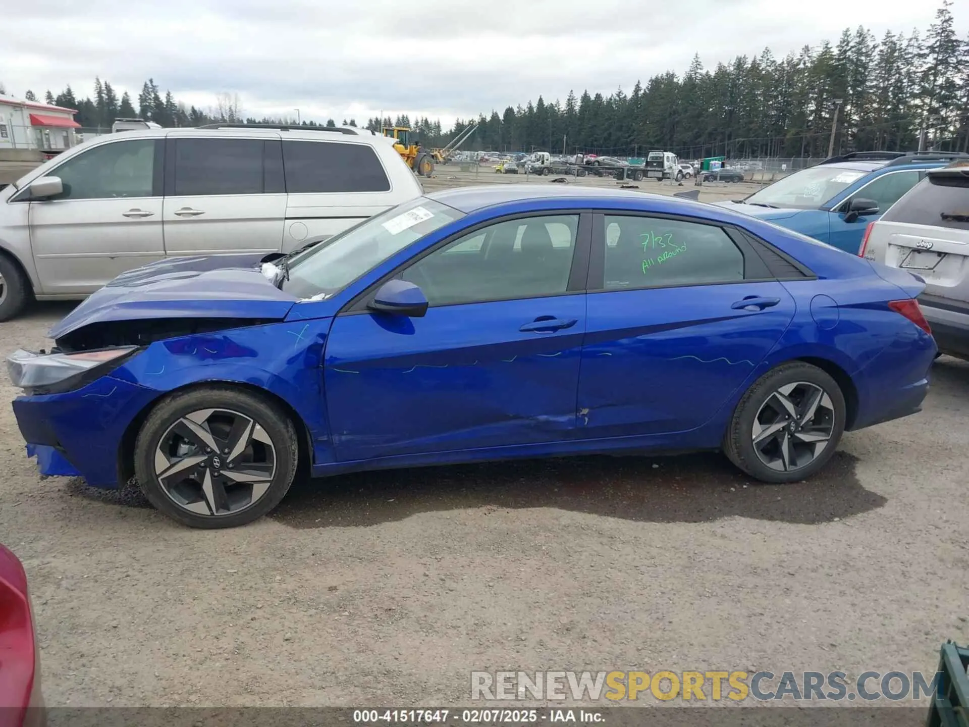 13 fotografías del automóvil dañado KMHLS4AG4PU617927 HYUNDAI ELANTRA 2023