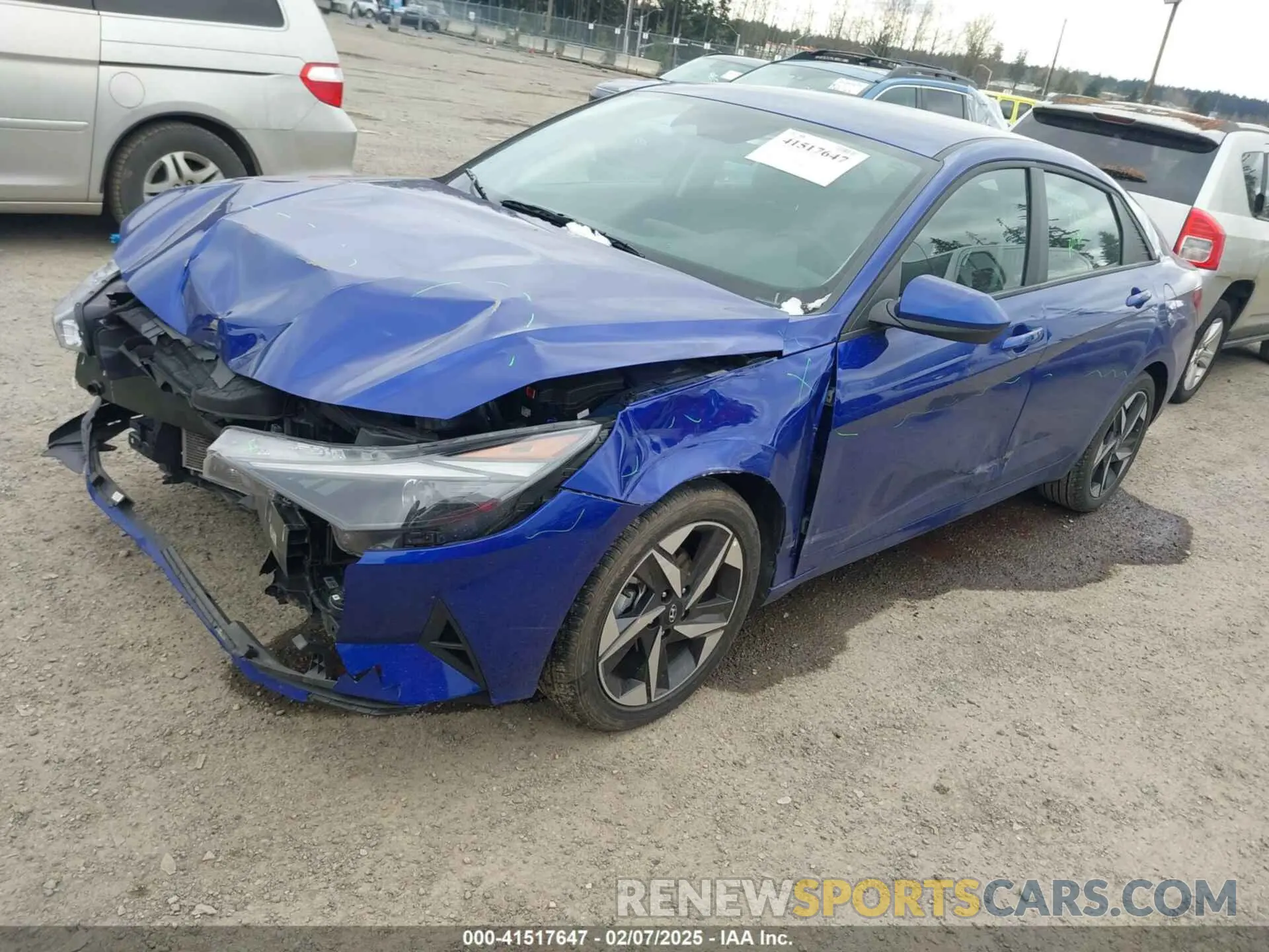 2 fotografías del automóvil dañado KMHLS4AG4PU617927 HYUNDAI ELANTRA 2023