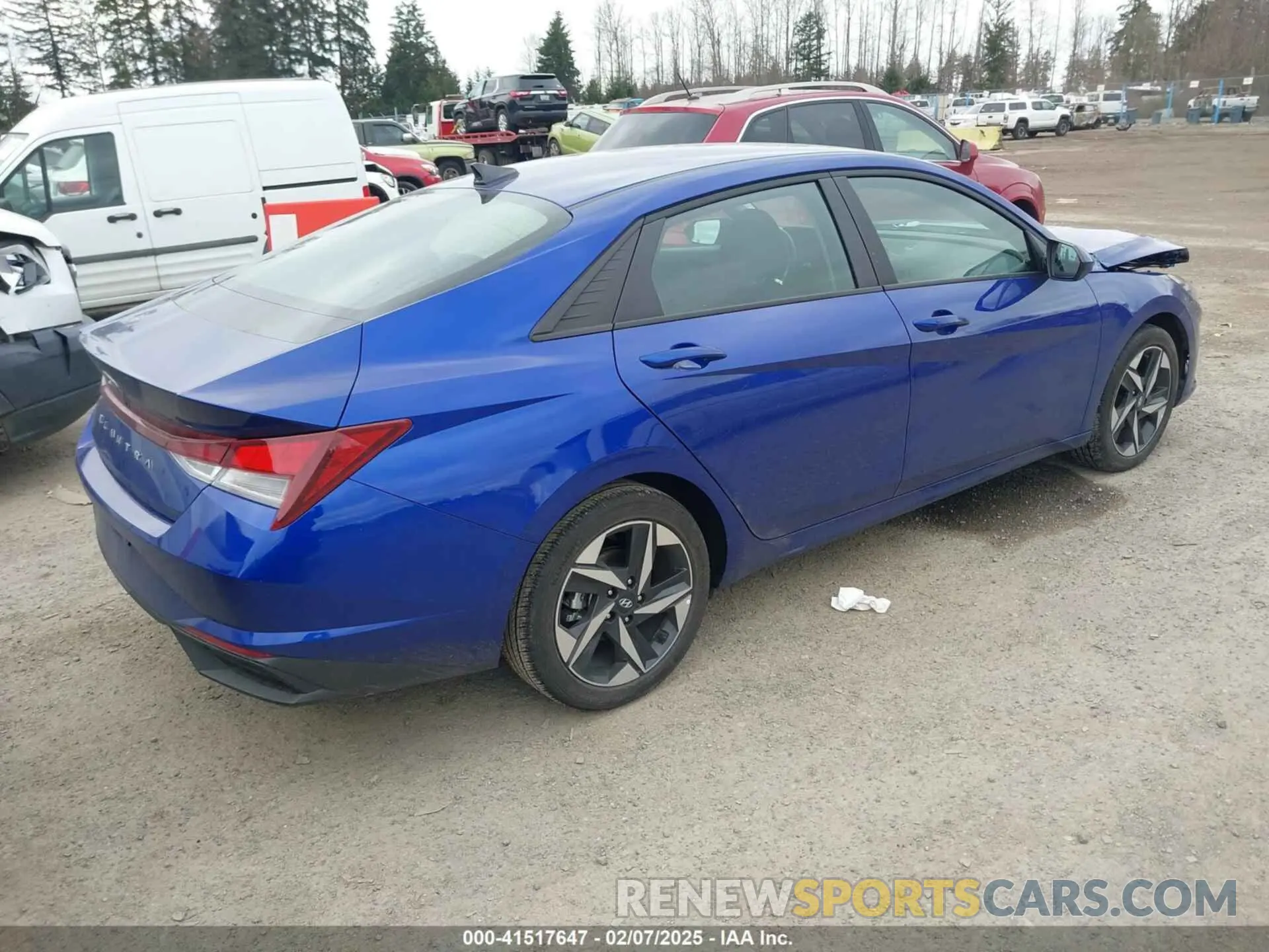 4 fotografías del automóvil dañado KMHLS4AG4PU617927 HYUNDAI ELANTRA 2023