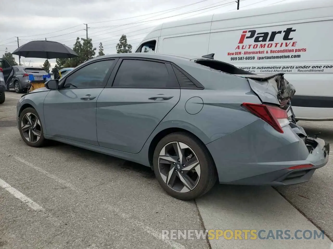 2 fotografías del automóvil dañado KMHLS4AG5PU388223 HYUNDAI ELANTRA 2023