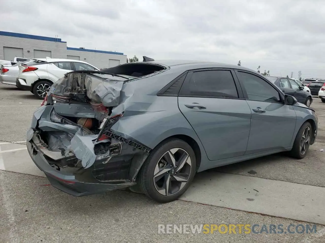 3 fotografías del automóvil dañado KMHLS4AG5PU388223 HYUNDAI ELANTRA 2023