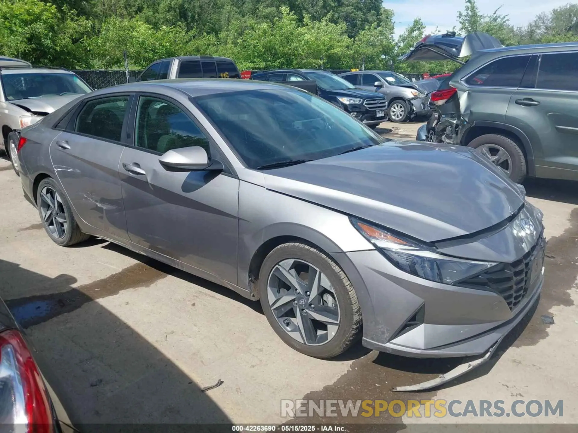 1 fotografías del automóvil dañado KMHLS4AG5PU412939 HYUNDAI ELANTRA 2023