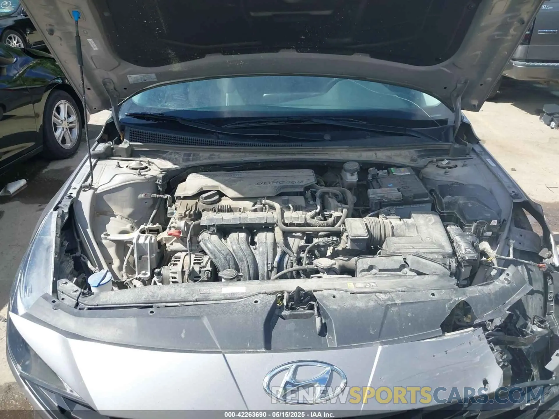 10 fotografías del automóvil dañado KMHLS4AG5PU412939 HYUNDAI ELANTRA 2023