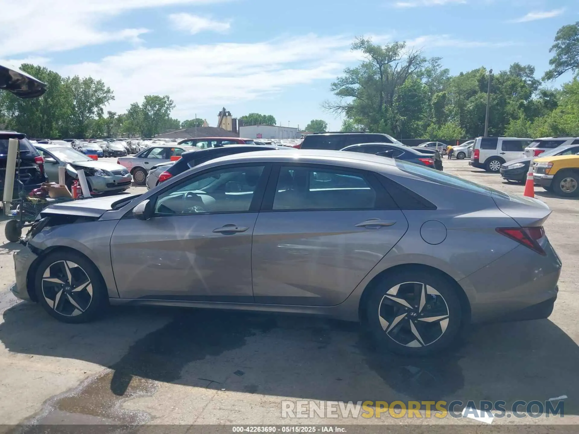 14 fotografías del automóvil dañado KMHLS4AG5PU412939 HYUNDAI ELANTRA 2023