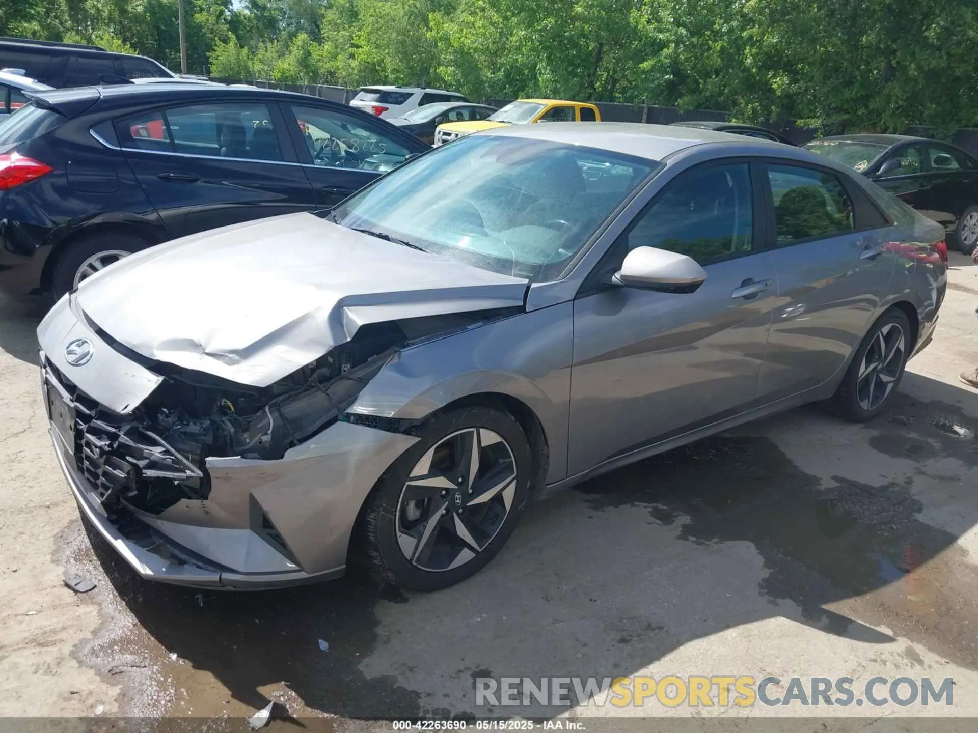 2 fotografías del automóvil dañado KMHLS4AG5PU412939 HYUNDAI ELANTRA 2023