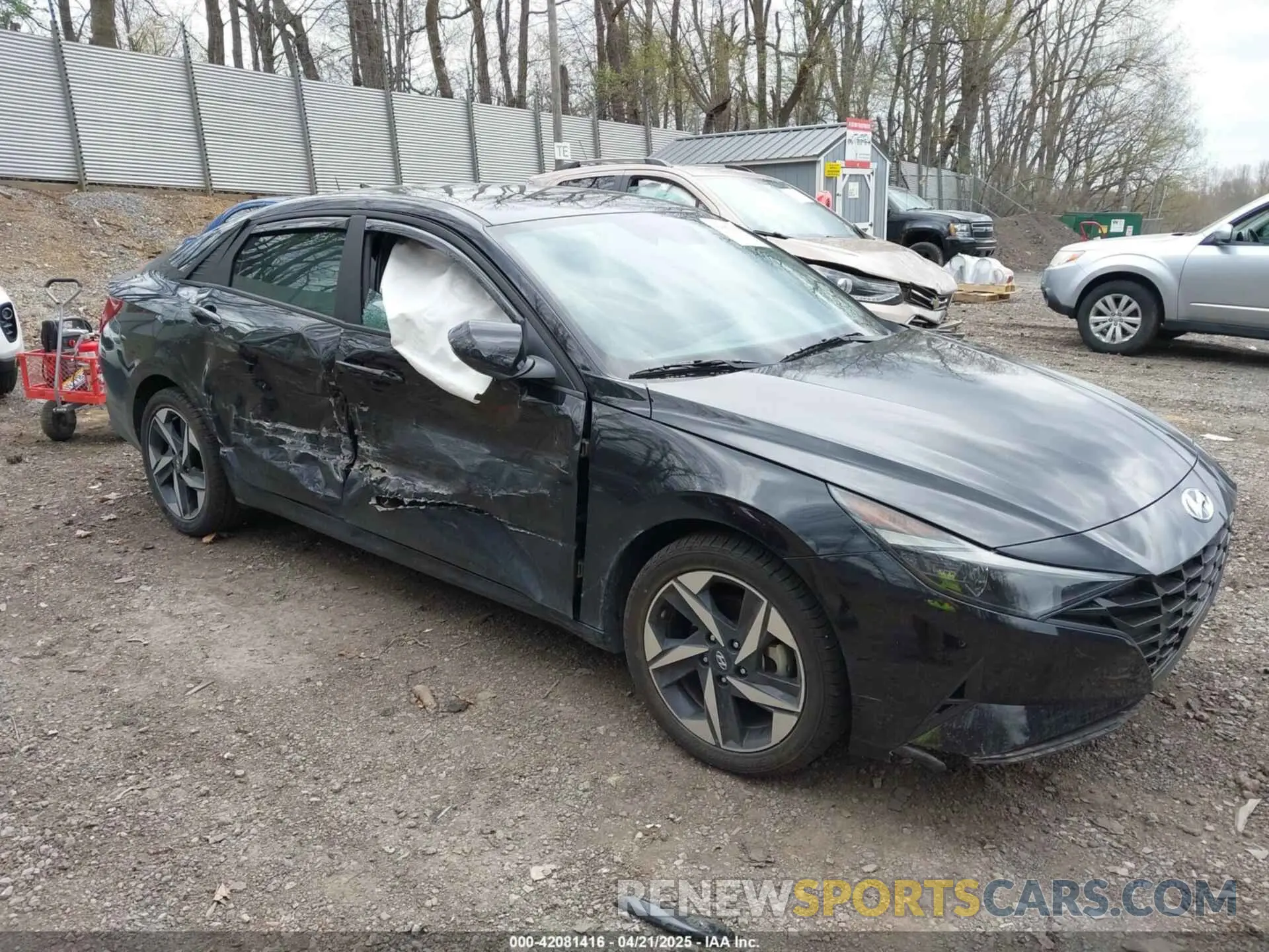 1 fotografías del automóvil dañado KMHLS4AG5PU528304 HYUNDAI ELANTRA 2023