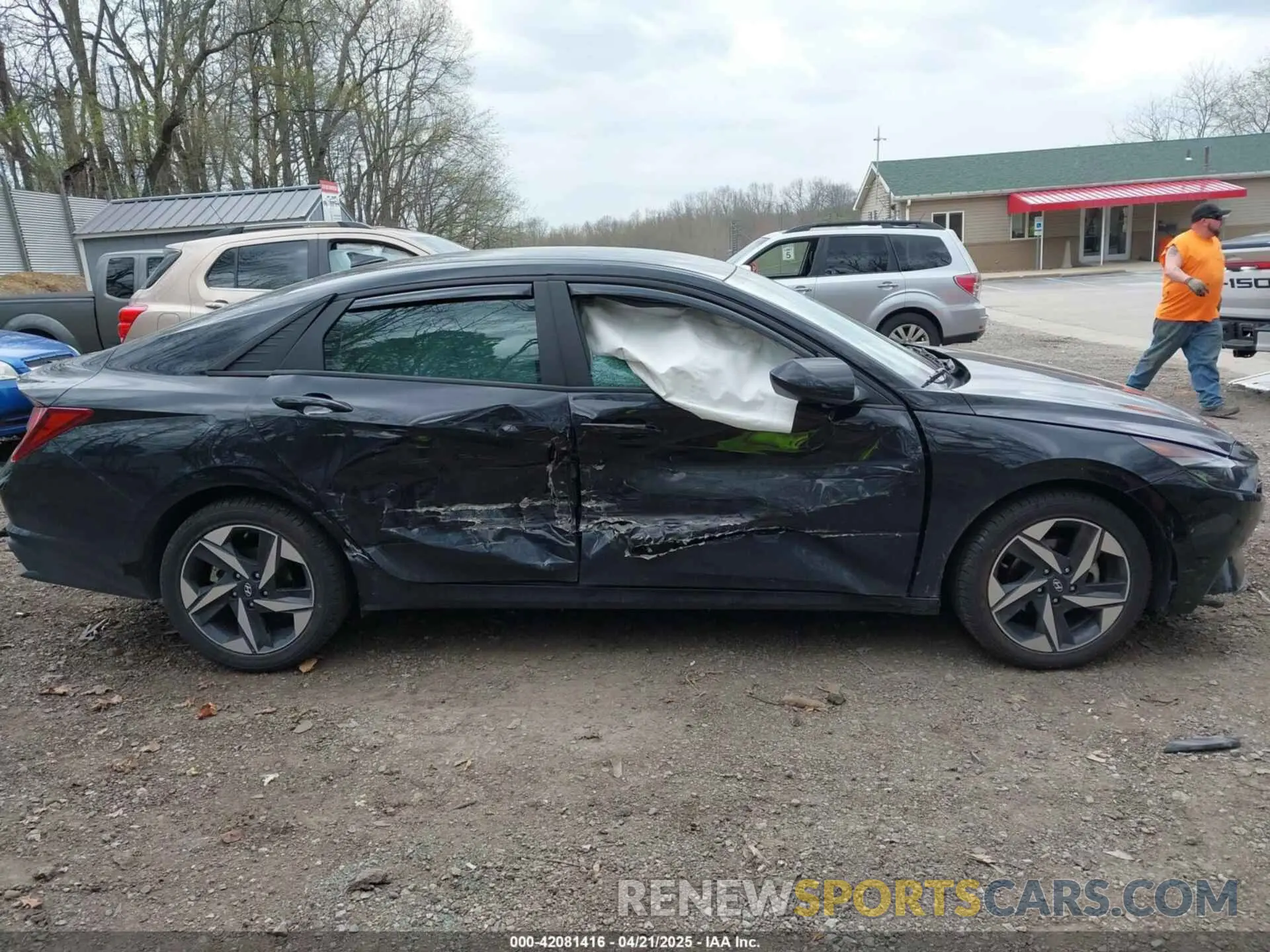 13 fotografías del automóvil dañado KMHLS4AG5PU528304 HYUNDAI ELANTRA 2023