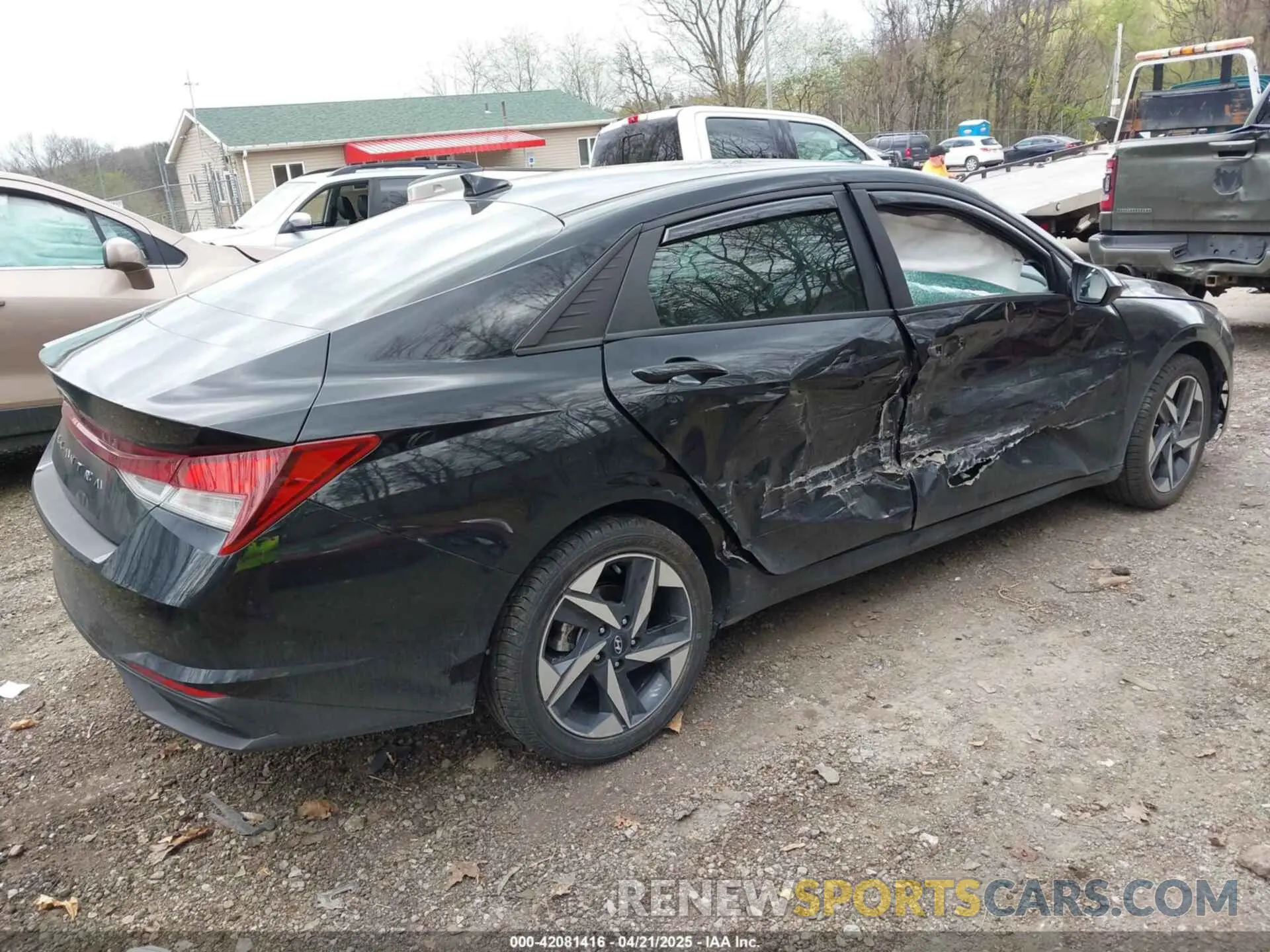 4 fotografías del automóvil dañado KMHLS4AG5PU528304 HYUNDAI ELANTRA 2023