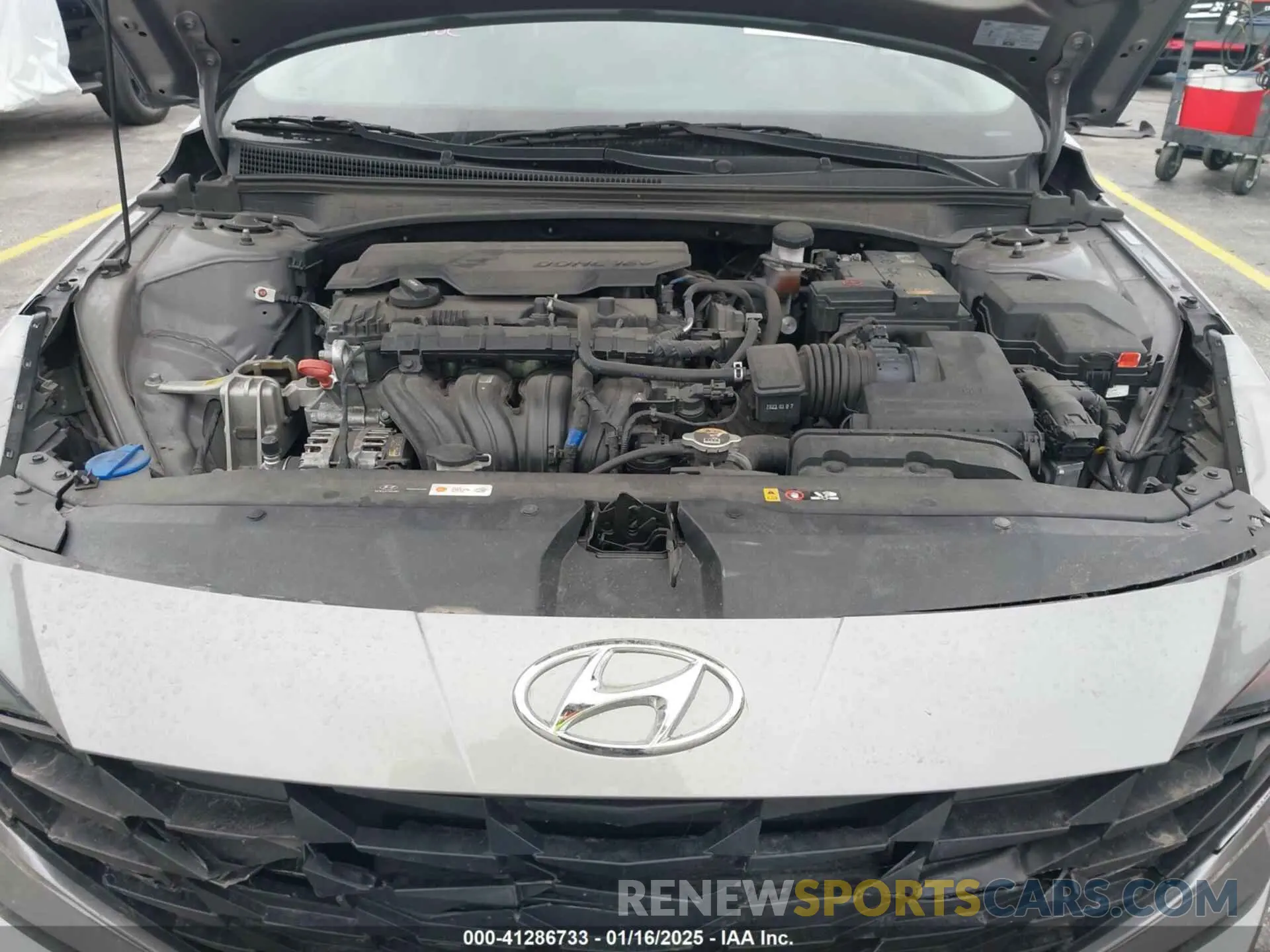 10 fotografías del automóvil dañado KMHLS4AG5PU551582 HYUNDAI ELANTRA 2023