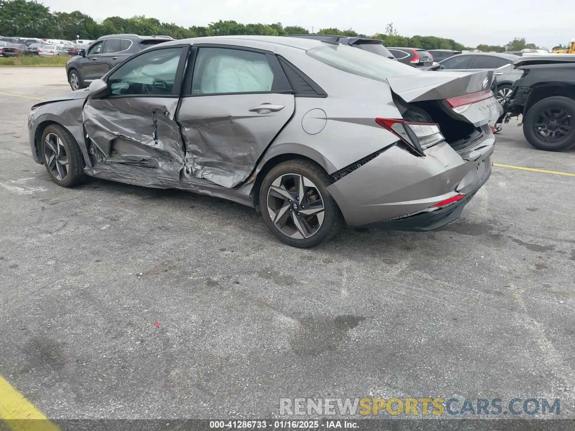 6 fotografías del automóvil dañado KMHLS4AG5PU551582 HYUNDAI ELANTRA 2023