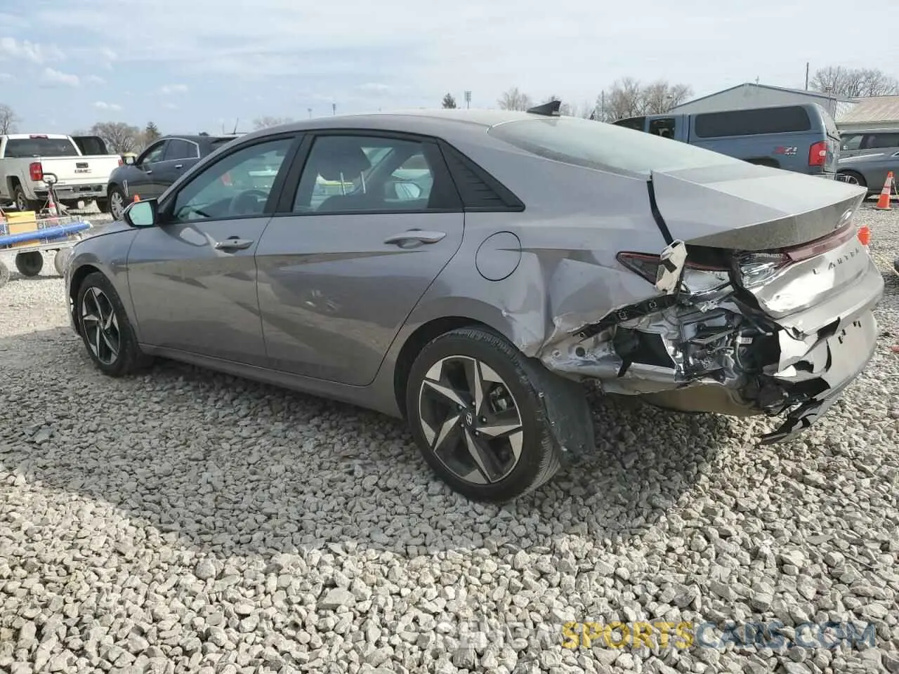 2 fotografías del automóvil dañado KMHLS4AG5PU559651 HYUNDAI ELANTRA 2023