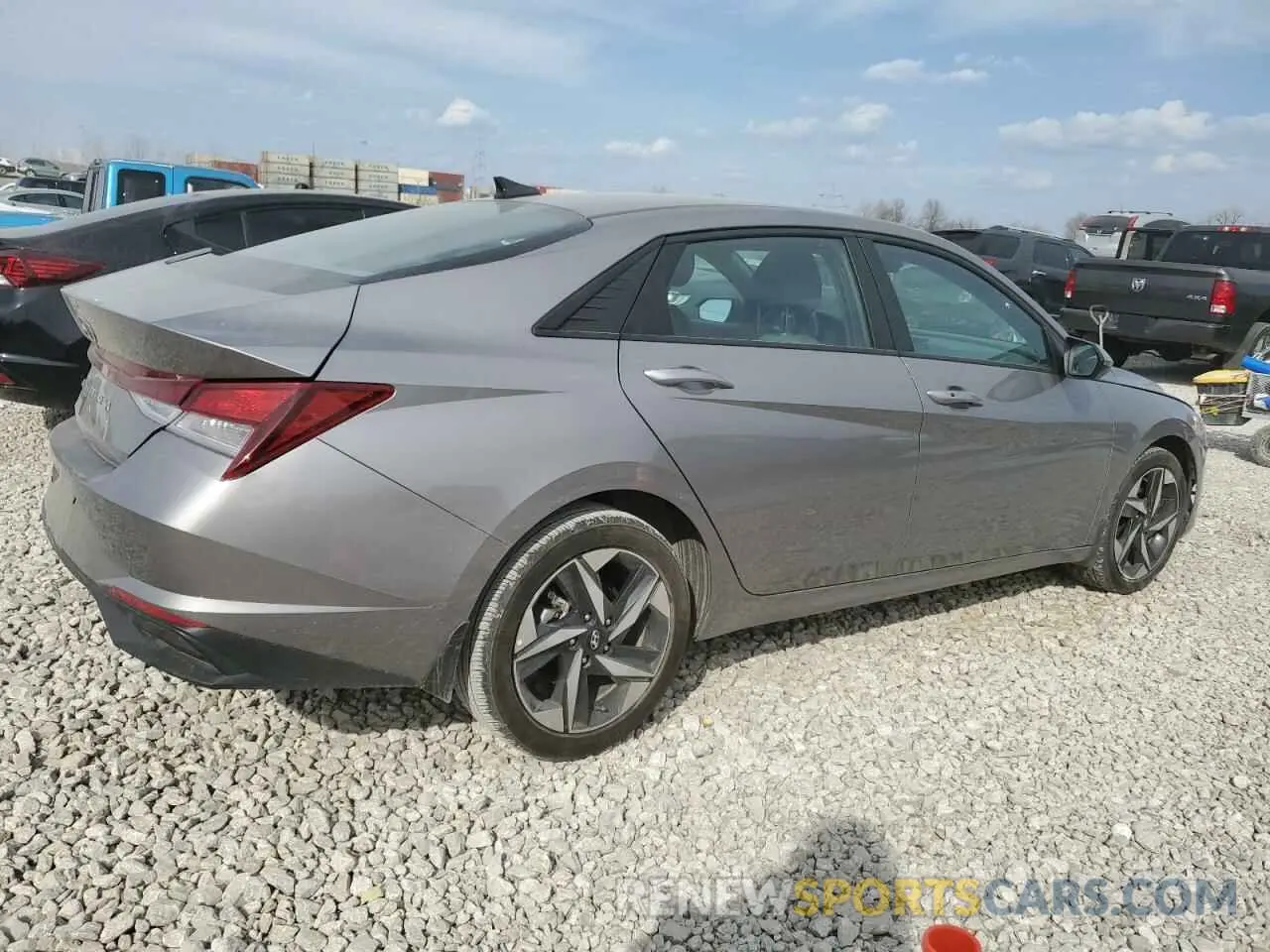 3 fotografías del automóvil dañado KMHLS4AG5PU559651 HYUNDAI ELANTRA 2023
