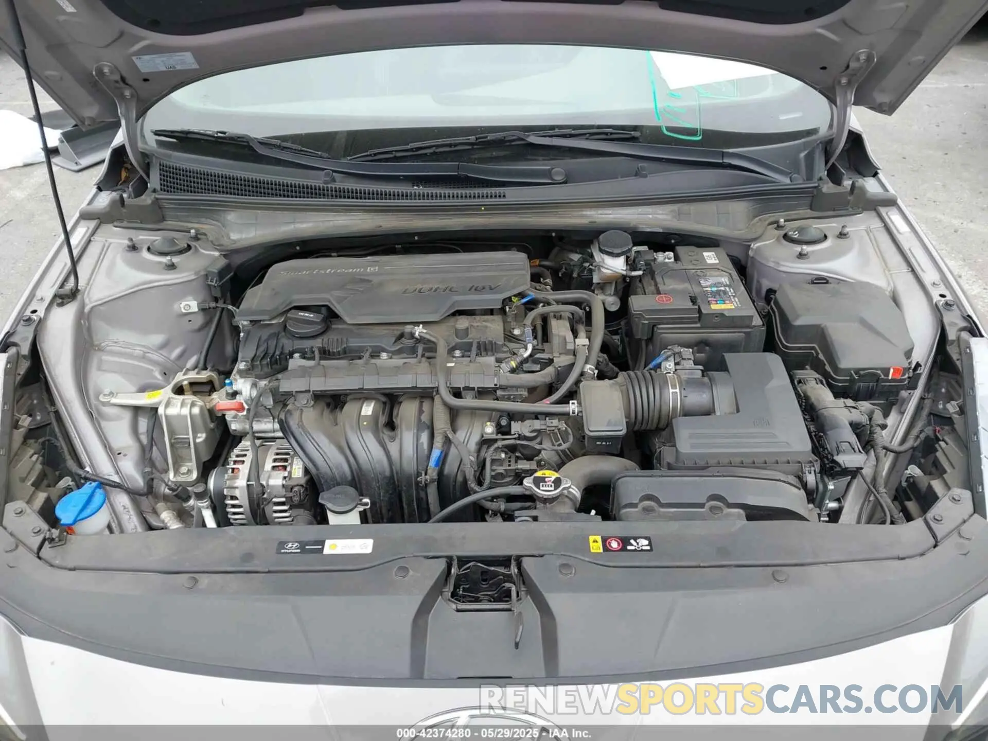 10 fotografías del automóvil dañado KMHLS4AG5PU609271 HYUNDAI ELANTRA 2023