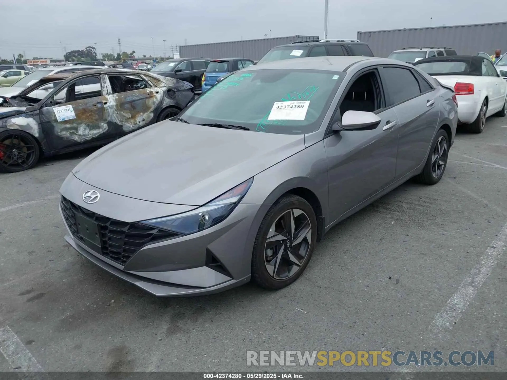 2 fotografías del automóvil dañado KMHLS4AG5PU609271 HYUNDAI ELANTRA 2023
