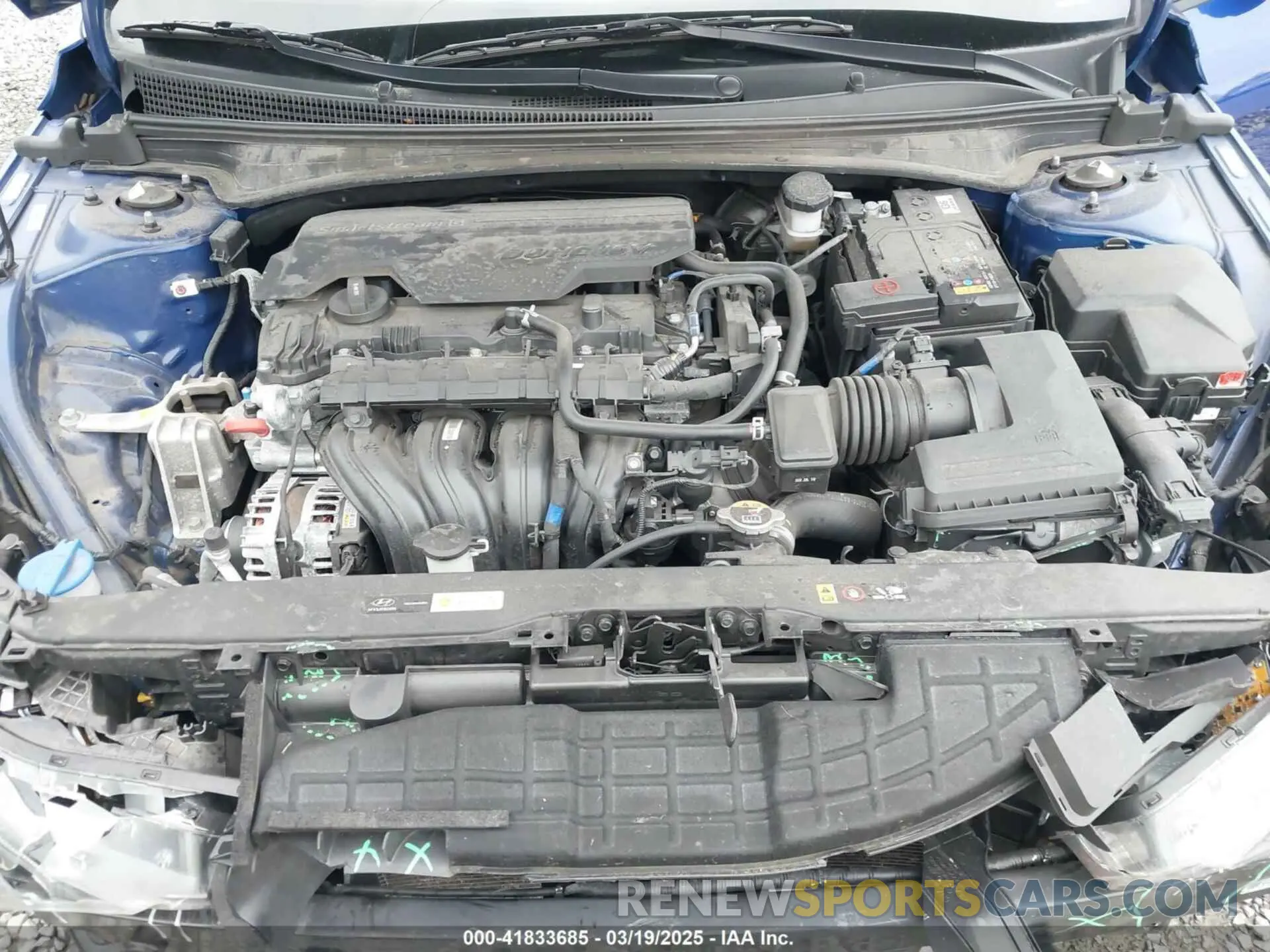10 fotografías del automóvil dañado KMHLS4AG6PU437171 HYUNDAI ELANTRA 2023