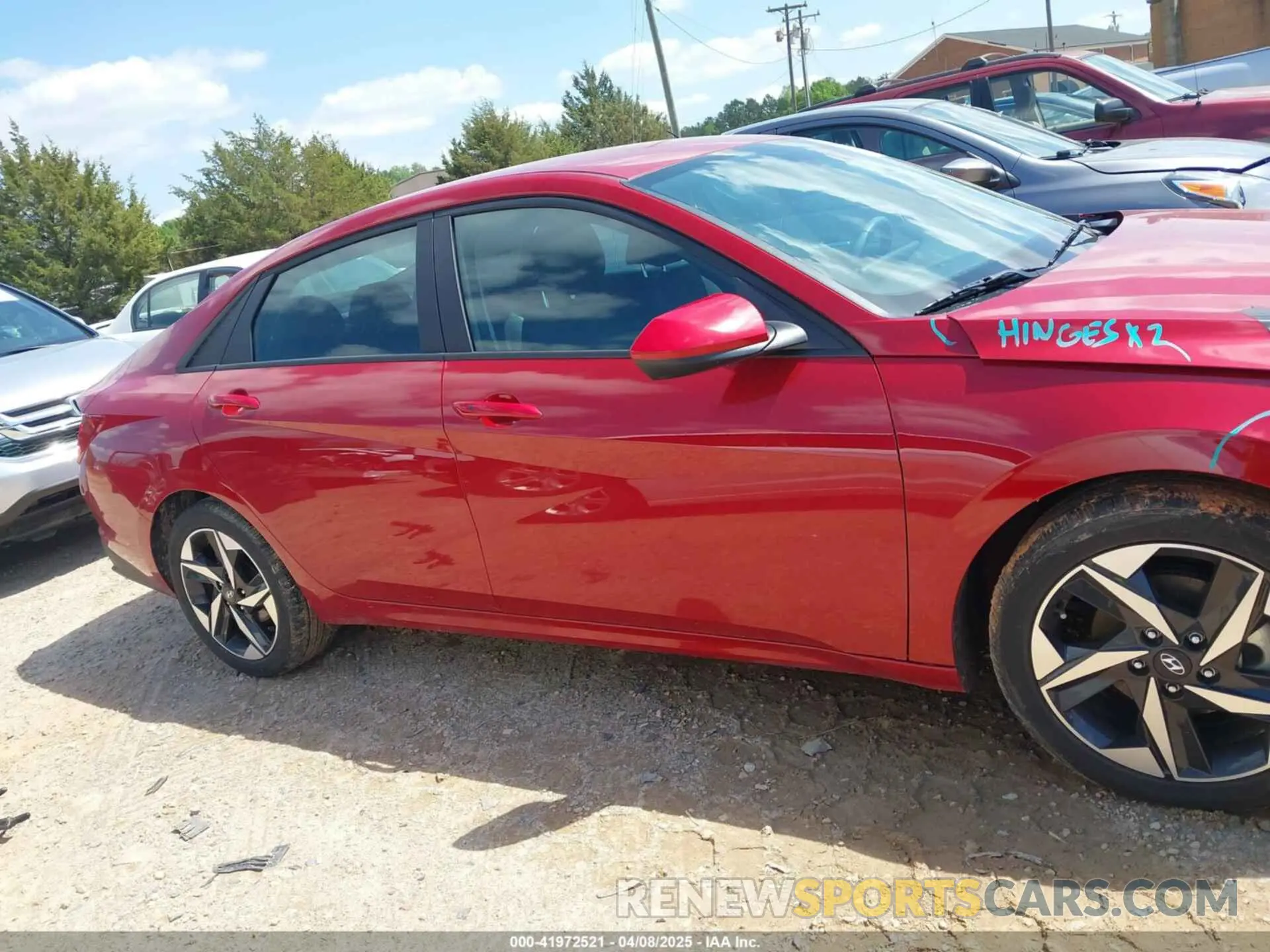 14 fotografías del automóvil dañado KMHLS4AG6PU462569 HYUNDAI ELANTRA 2023