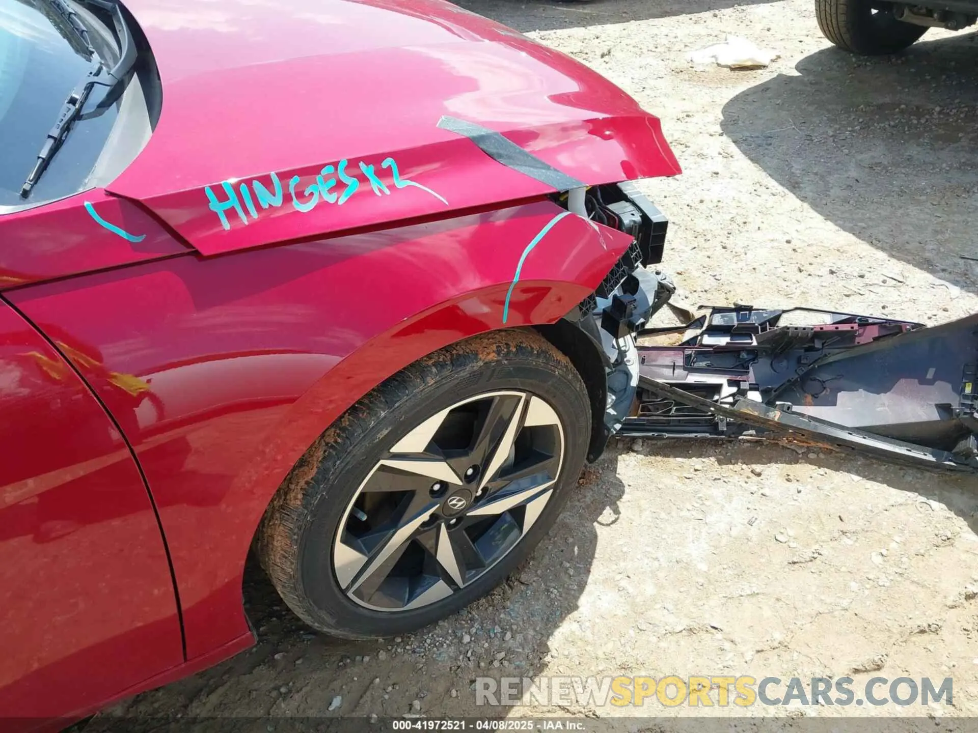 18 fotografías del automóvil dañado KMHLS4AG6PU462569 HYUNDAI ELANTRA 2023