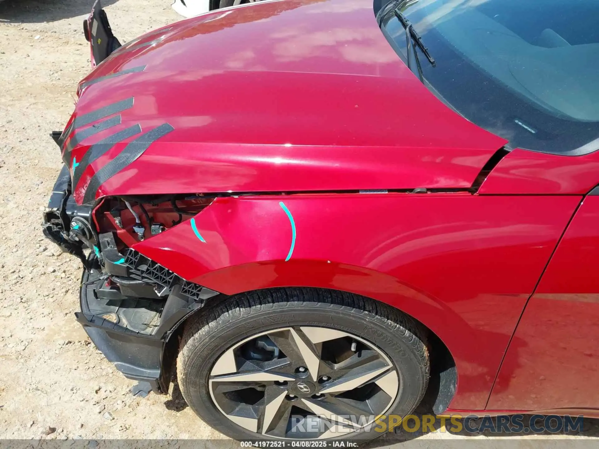 19 fotografías del automóvil dañado KMHLS4AG6PU462569 HYUNDAI ELANTRA 2023