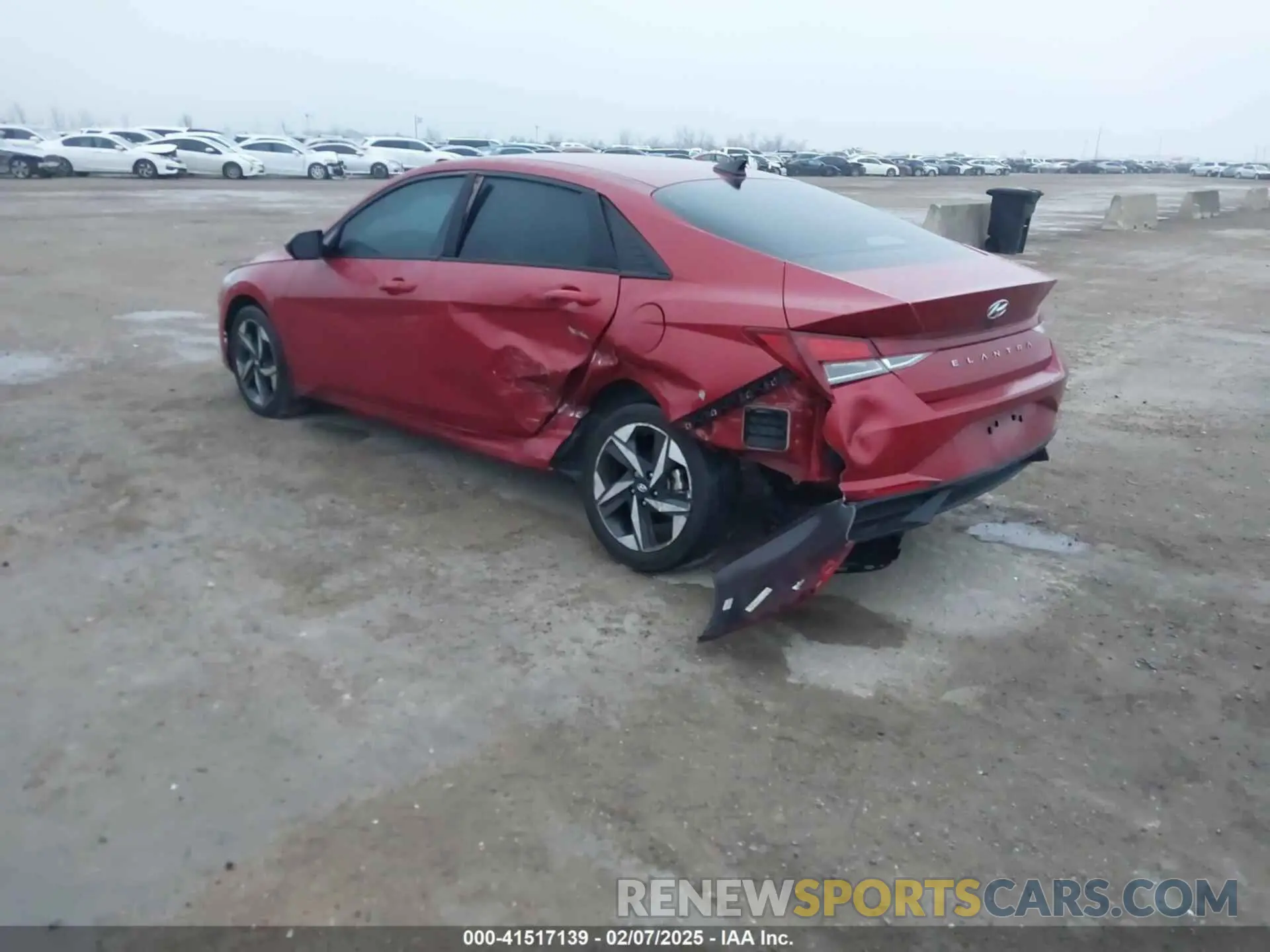 3 fotografías del automóvil dañado KMHLS4AG6PU503587 HYUNDAI ELANTRA 2023