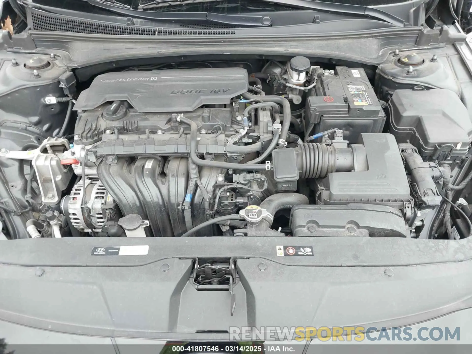 10 fotografías del automóvil dañado KMHLS4AG6PU524164 HYUNDAI ELANTRA 2023