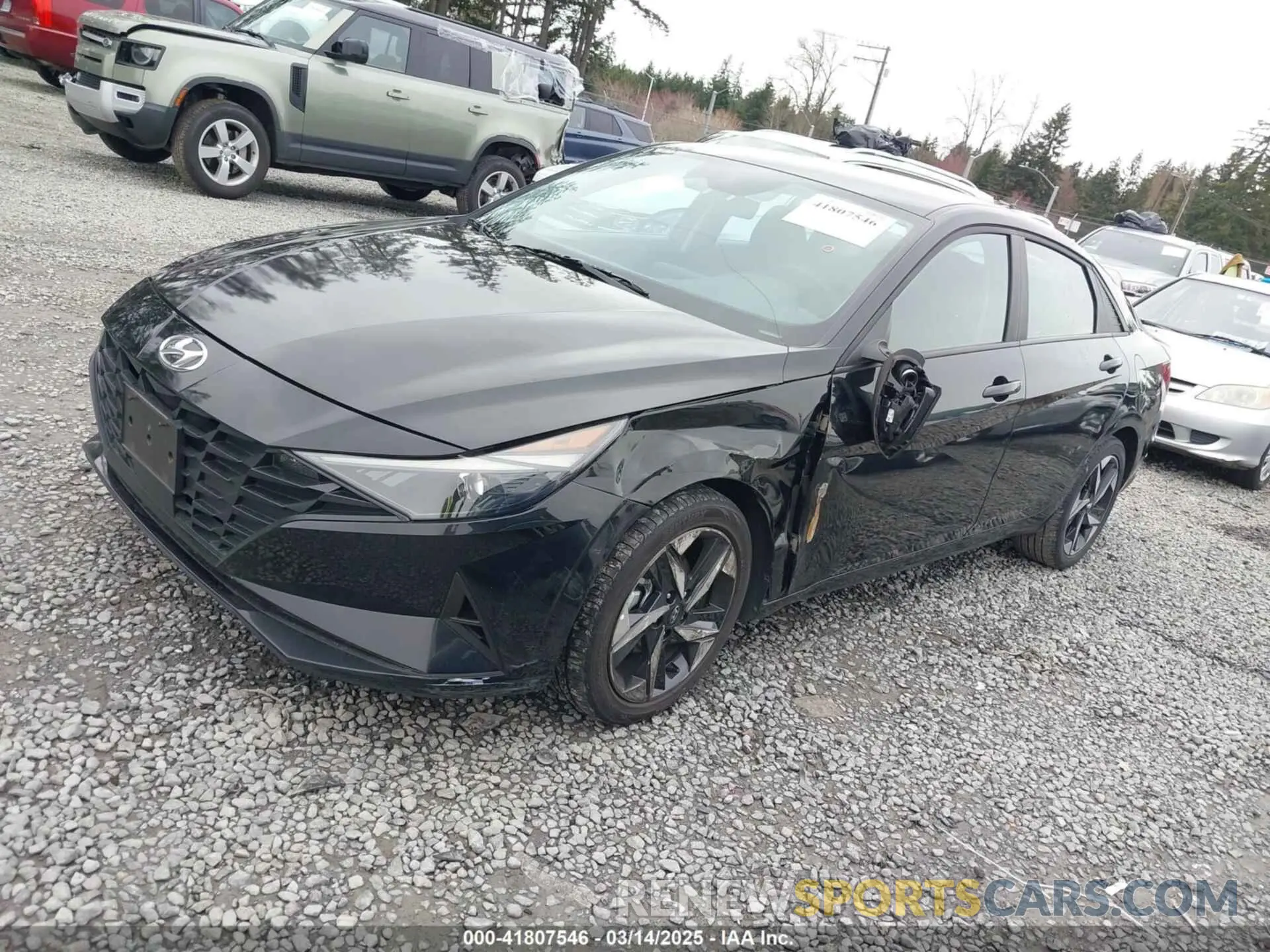 2 fotografías del automóvil dañado KMHLS4AG6PU524164 HYUNDAI ELANTRA 2023